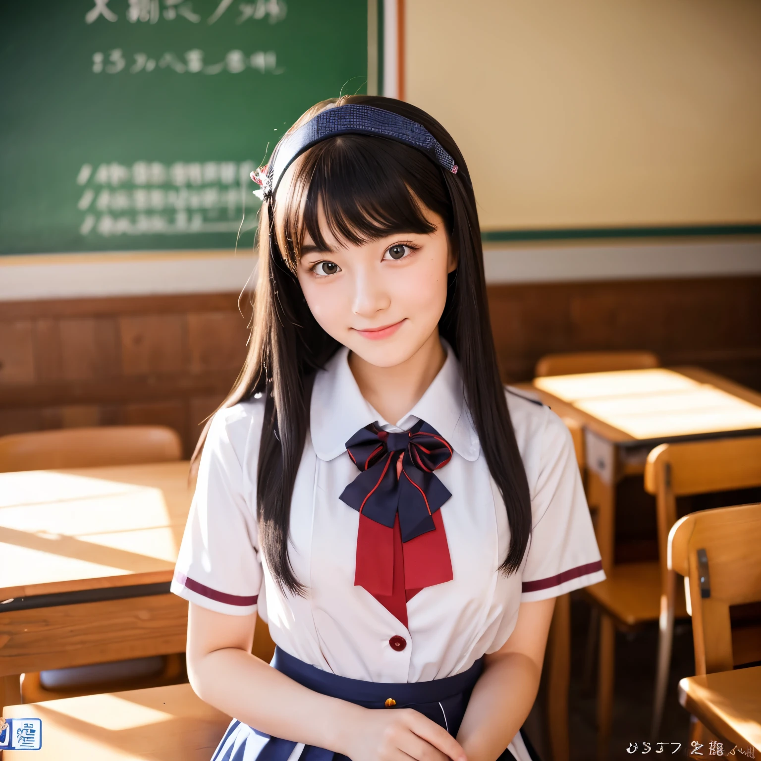 A 20-year-old woman with a cute idol-like face.。Gentle and cute。Please smile kindly。Her hobby is cosplay and she wears high school uniforms. In the classroom, she rolls up her uniform to show everyone her bare breasts. RAW Photos Genuine High resolution life No copyright notice