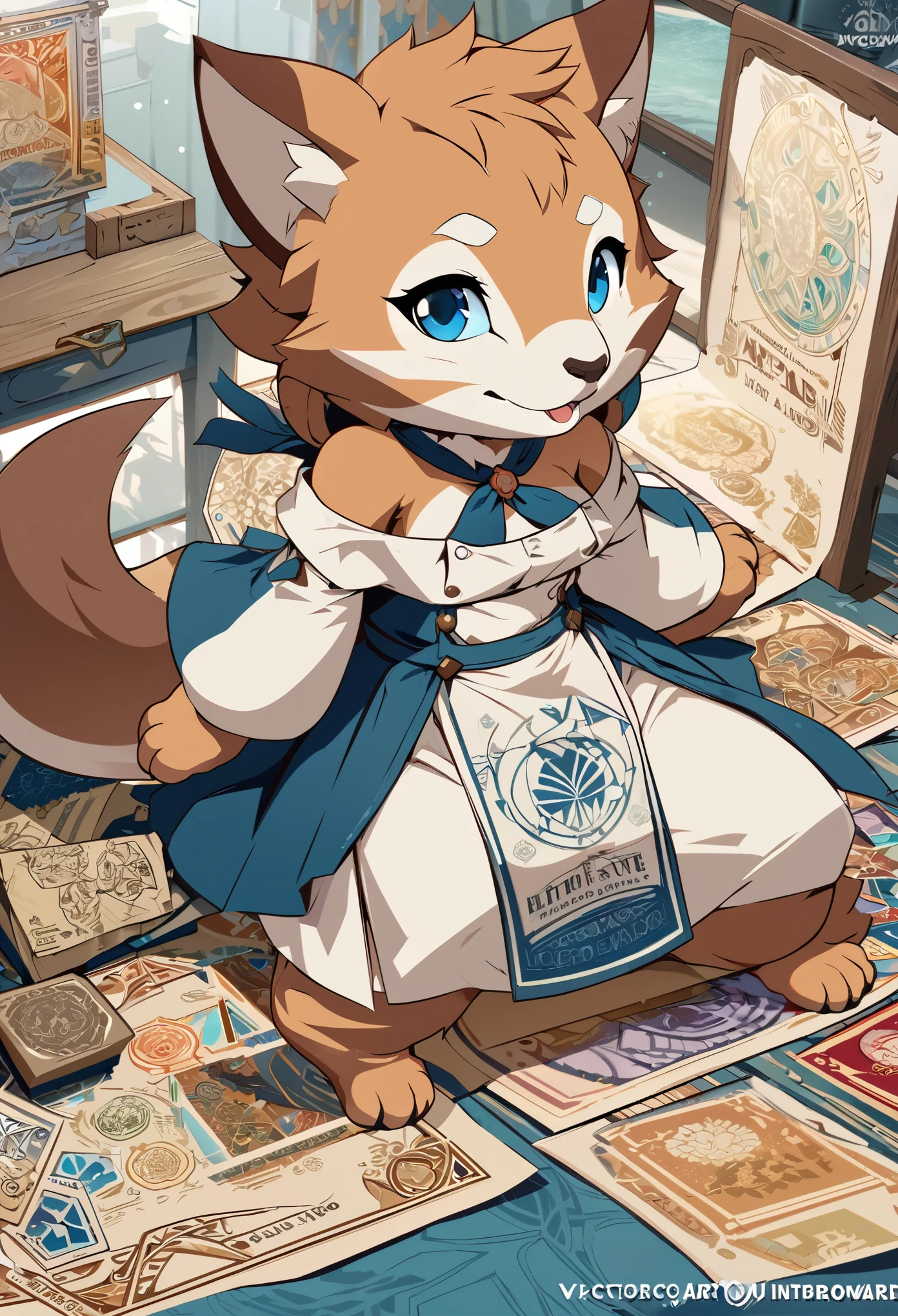top quality, best quality, logo mark, stamp, Geometric pattern, vector-art, High-quality illustrations by Alfons Mucha, masterpiece(kemono, furry anthro)flower,