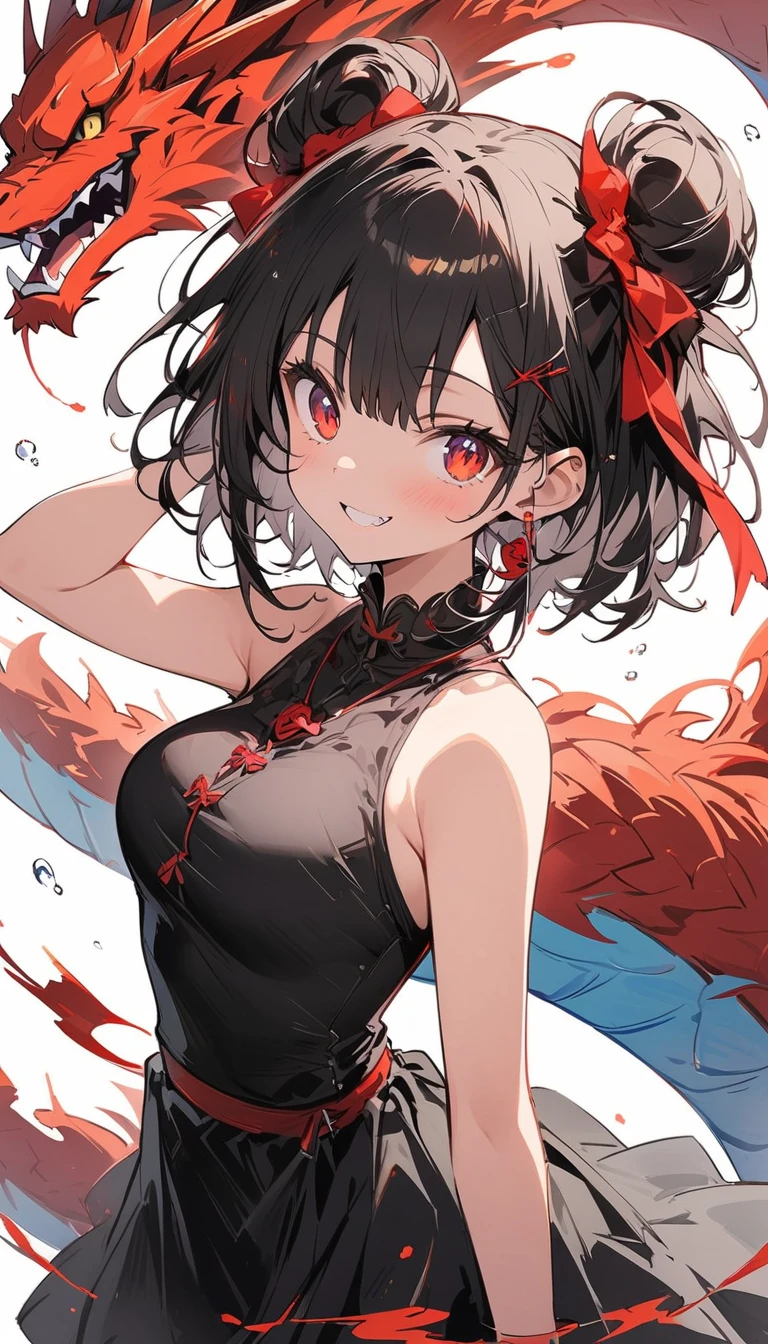 {{{{{figure}}}}},(highest quality、masterpiece、High resolution、Detailed)animeスタイル、flat style、(Sparkling Eyes、Detailed美しい顔), BREAK,One girl,chinese dragon,chinese girl,female focus, {{color ink painting}},{{splashing ink}},{{Color splashes}},{{{colorful}}},{{sketch}}, masterpiece,highest quality, beautifully drawn,非常にDetailed,anime