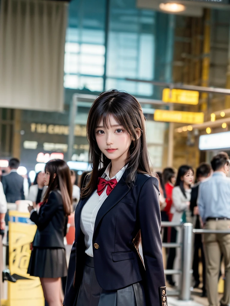A group of beautiful girls in school uniforms boxing、Supermodel、group of beautiful girls、girl hitting a man、strong girl、blazer uniform、mini skirt、Army of girls vs guys、girls lynching a man、Cute girls assaulting guys、assault、female dominance、bullying、Assault by a girl、Mass lynching、Reverse Ryona、femdom、a mocking beauty