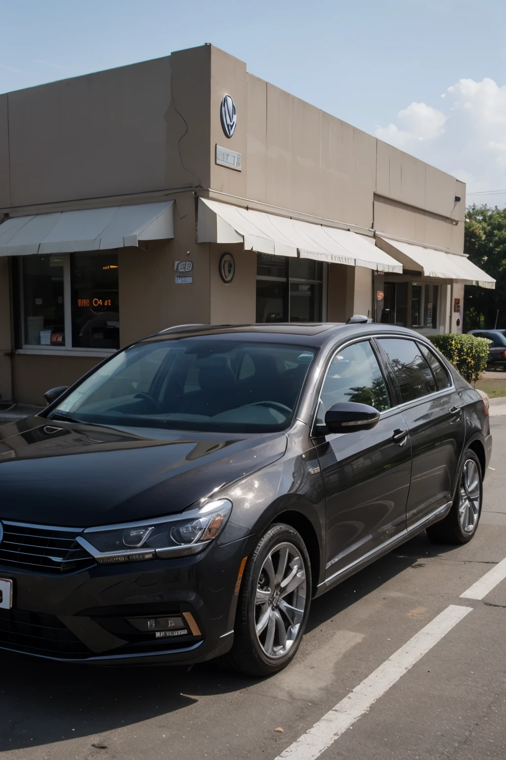 Volkswagen passat b6 cu numarul TR94EMG