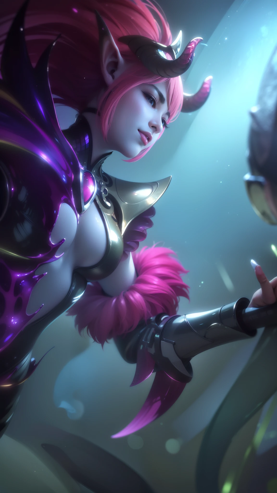 (8k, RAW photo, photorealistic:1.25) ,( lipgloss, eyelashes, gloss-face, glossy skin, best quality, ultra highres, depth of field, chromatic aberration, caustics, Broad lighting, natural shading,Kpop idol) looking at viewer with a serene and goddess-like happiness, elf ear