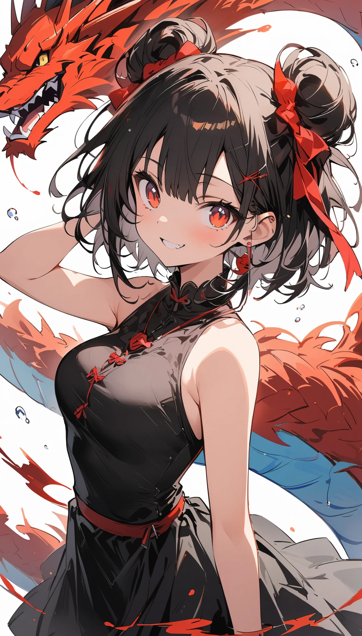 {{{{{figure}}}}},(highest quality、masterpiece、High resolution、Detailed)animeスタイル、flat style、(Sparkling Eyes、Detailed美しい顔), BREAK,One girl,chinese dragon,chinese girl,female focus, {{color ink painting}},{{splashing ink}},{{Color splashes}},{{{colorful}}},{{sketch}}, masterpiece,highest quality, beautifully drawn,非常にDetailed,anime