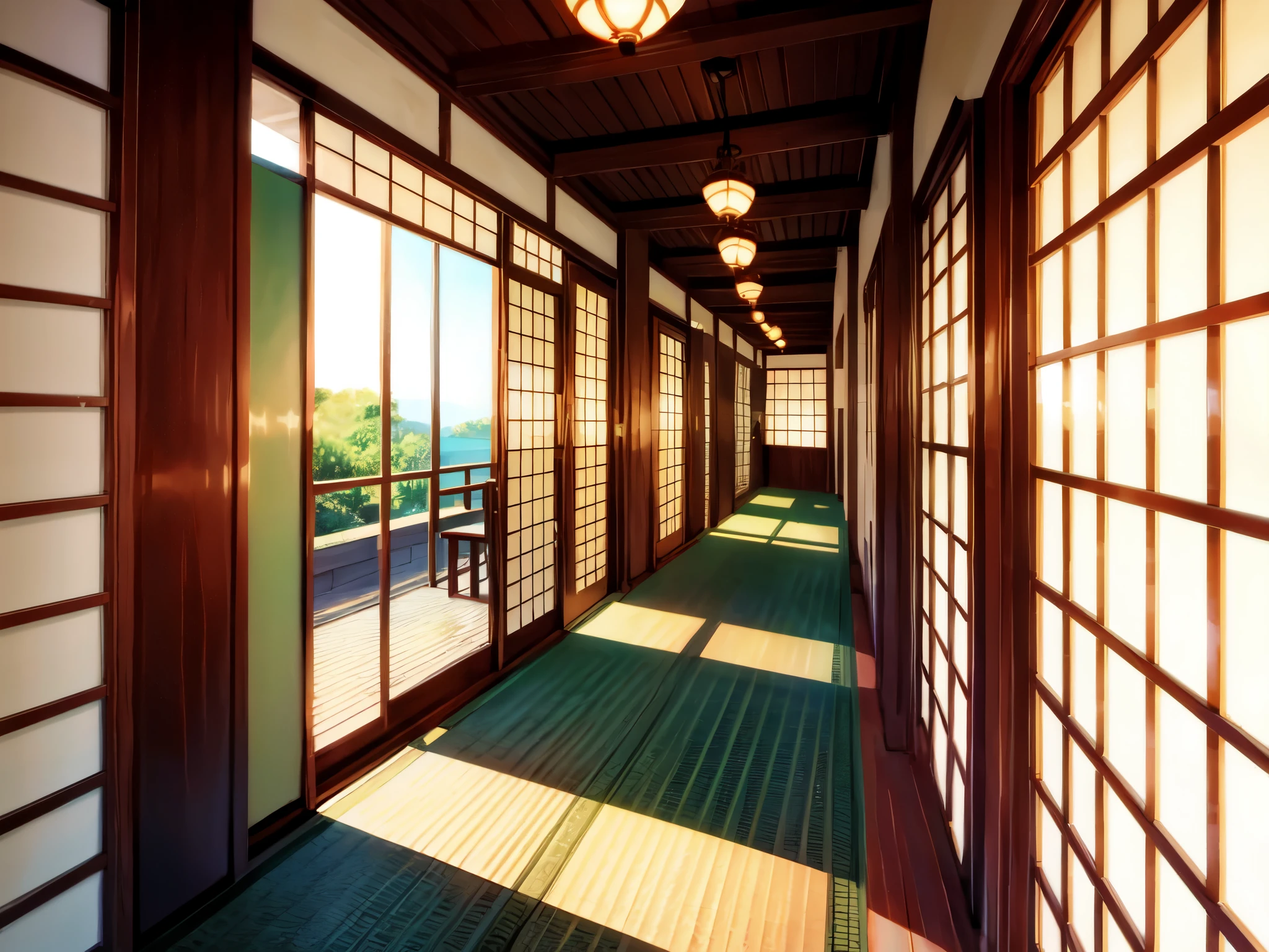 Corridor of the Japan inn