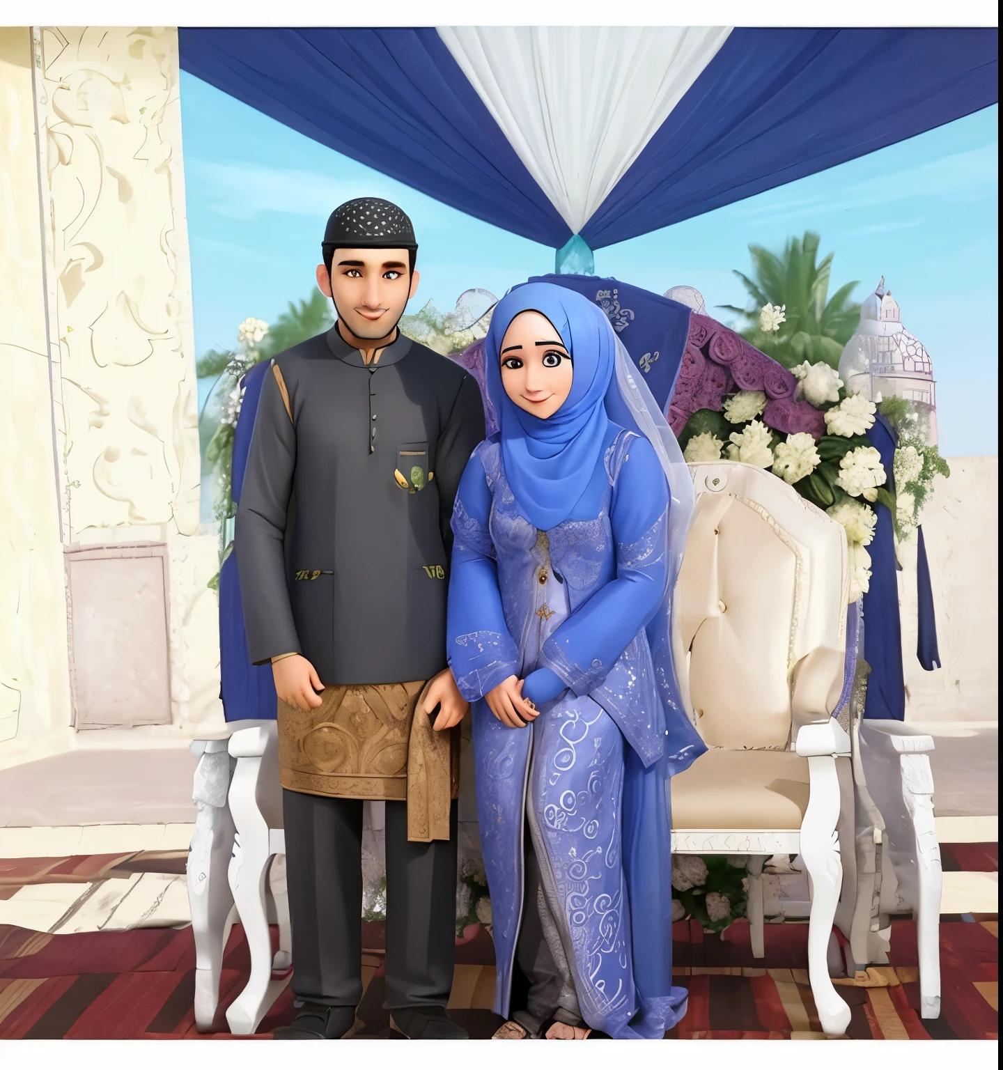 a marriage of muslim man and woman