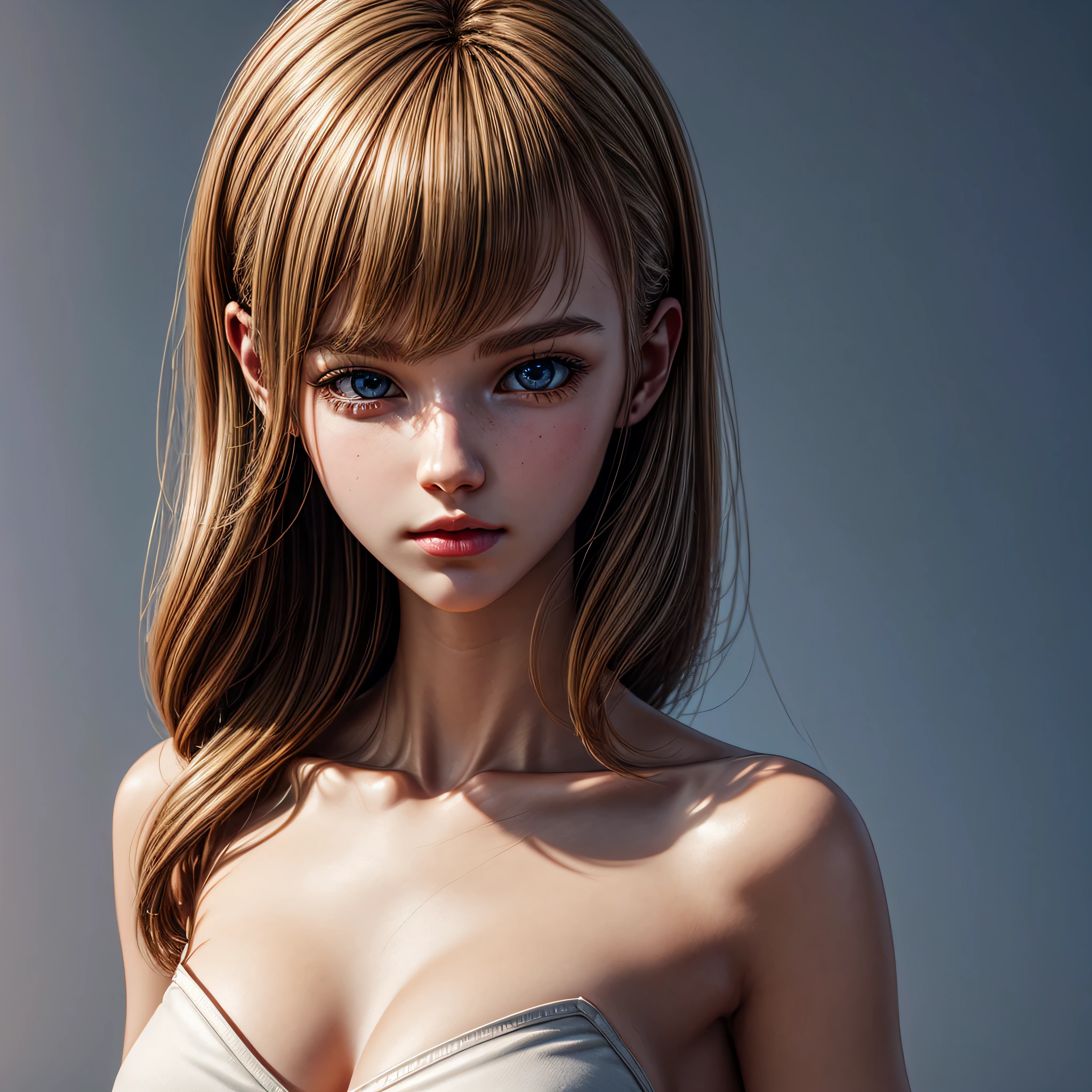 Delicate 3D PVC model of cute young girl, looking at viewer, soft smooth lighting, with soft pastel colors, 3d icon clay render, 120mm lens, 3d blender render, trending on polycount, modular constructivism, ulra sharp-focus, , micro ultra high-quality, perfect symmerical meiculously intricate micro ultra high-details, ultra_realistic, super high resolution, ultra high-definition. --v 6 --s 1000 --c 20 --q 5 --chaos 100
