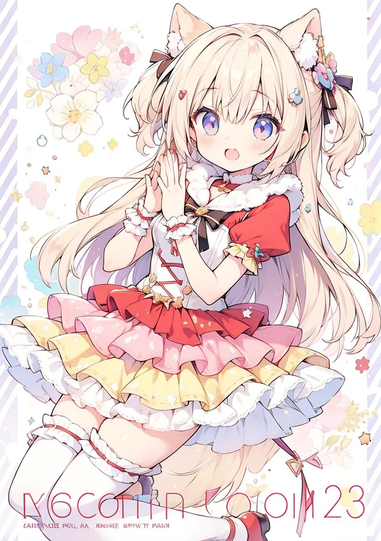 two anime girls dressed in colorful dresses standing next to each other, Anime Style. 8k, Rainbow clothing, colorful]”, Anime Color, artwork in the style of Gweitz, Gweitz, Anime Style 4 k, Two beautiful anime girls, Rainbow Core, cute colorful adorable, Gweitz on pixiv artstation, Just one rainbow 8 K