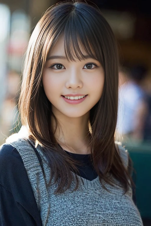 (8K、Raw photography、top-quality、masterpiece:1.2)、(realisitic、Photorealsitic:1.37)、ultra-detailliert、超A high resolution、1 girl、see the beholder、beautifull detailed face、A smile、Constriction、(Slim waist) :1.3)、Beautiful detailed skin、Skin Texture、Floating hair、Professional Lighting、Whole human body、Longhaire、a blond、Baseball Uniforms、hi-school girl、baseball field、Bob Hair、Happy smile、15yo student、Ministry work、F Cup Breasts、Poses that emphasize breasts