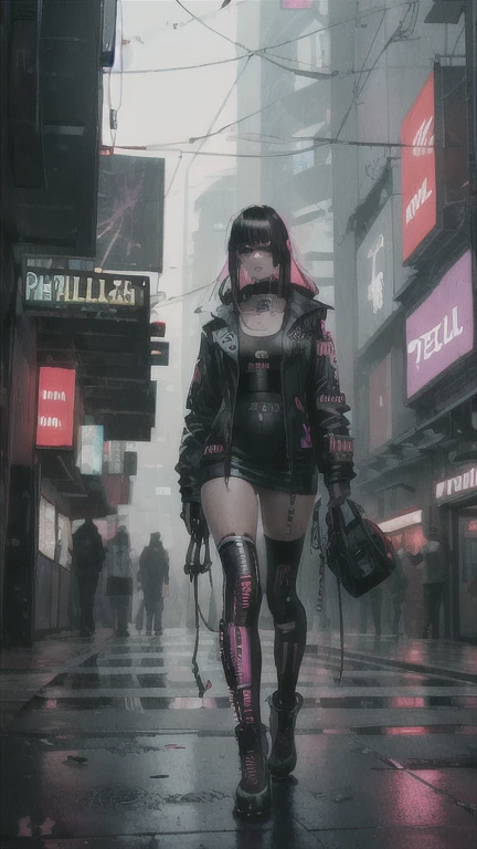 (pelzig:1.5),cyberpunk art,Rosa