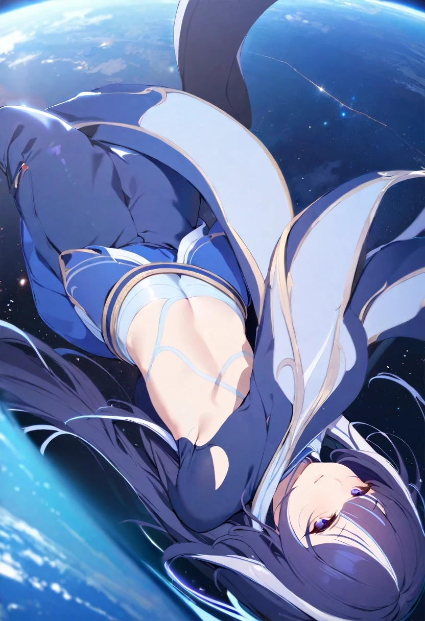 herta, star rail herta, madam herta, star rail, arms up, absolute cinema meme, arms, front, front body