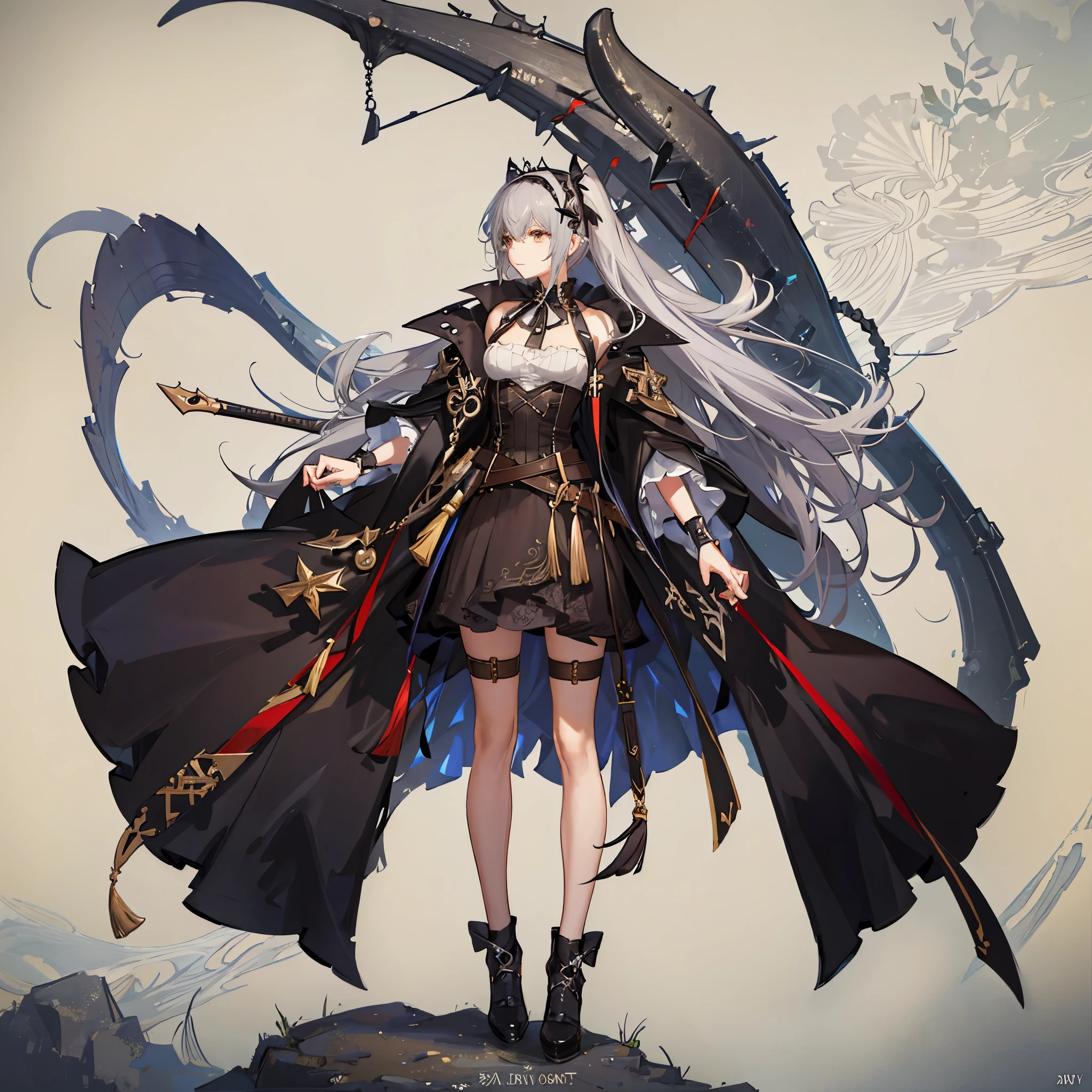 master, chief , best quality, high quality, highres, high detail, rich details,
(white background), simple background,
1girl, snow white,
grey eyes, white hair, blood on clothes, white clothes,
full body, sexy, active pose, random pose, <lora:SINoALICE Style:1>