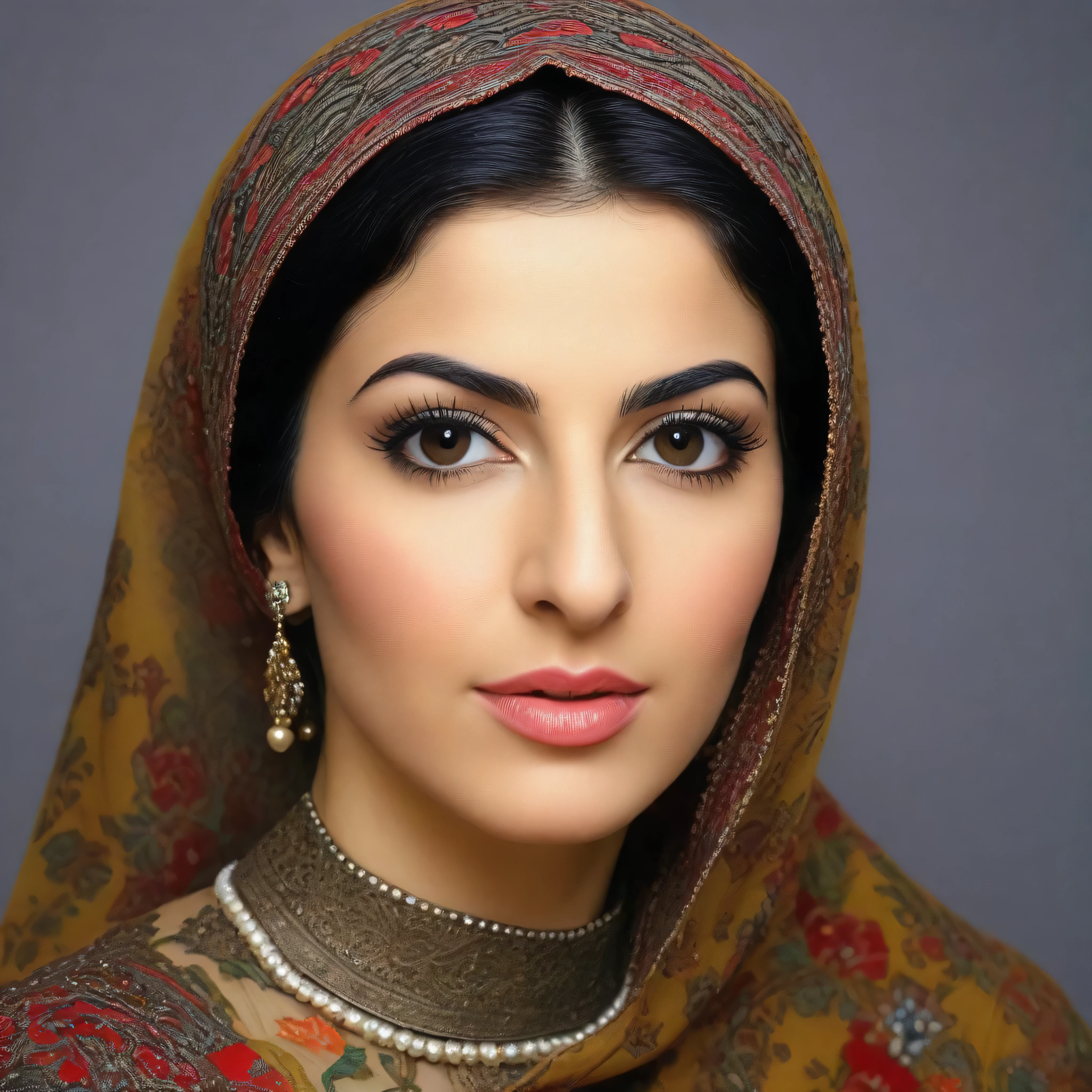creat a nutural Iranian woman