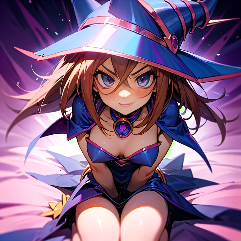 Dressed like the Dark Magician Girl from Yu-Gi-Oh!、Looks and feels sexy