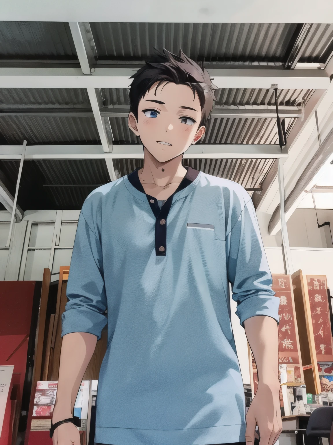 Anime boy cool cute skin white
