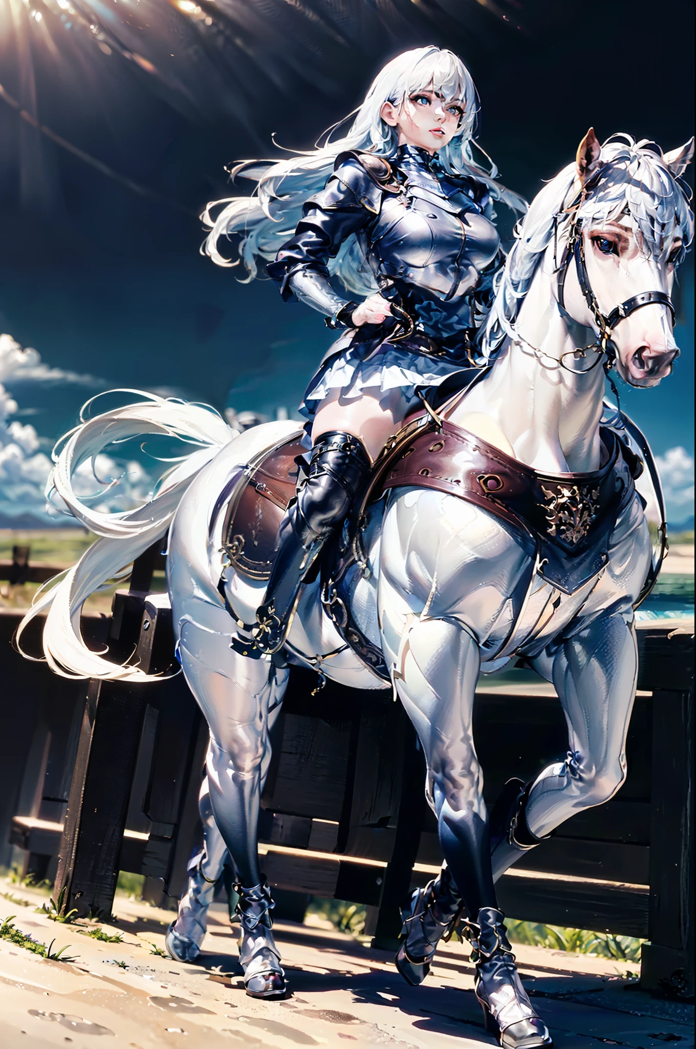 horse leggings,
(best quality,4k,8k,highres,masterpiece:1.2),ultra-detailed,(realistic,photorealistic,photo-realistic:1.37),beautiful detailed eyes,beautiful detailed lips,extremely detailed eyes and face,longeyelashes,tight-fitting leggings with horse pattern,smooth fabric texture,precise sewing,stunning combination of black and white,high-quality printing,seamless integration of horse motif,delicate shading and shadows to create depth,realistic portrayal of horse's muscles and fur,bold and dynamic pose,subtle highlights and reflections on the leggings,eye-catching contrast between the horse motif and the rest of the leggings,flawlessly accentuated curves,ultra-fine details on the horse's mane and tail,vivid colors that bring the leggings to life,moody and dramatic lighting,professional-grade studio setup,perfect balance of light and shadows,sharp focus on the leggings,bokeh effect in the background to enhance the subject.