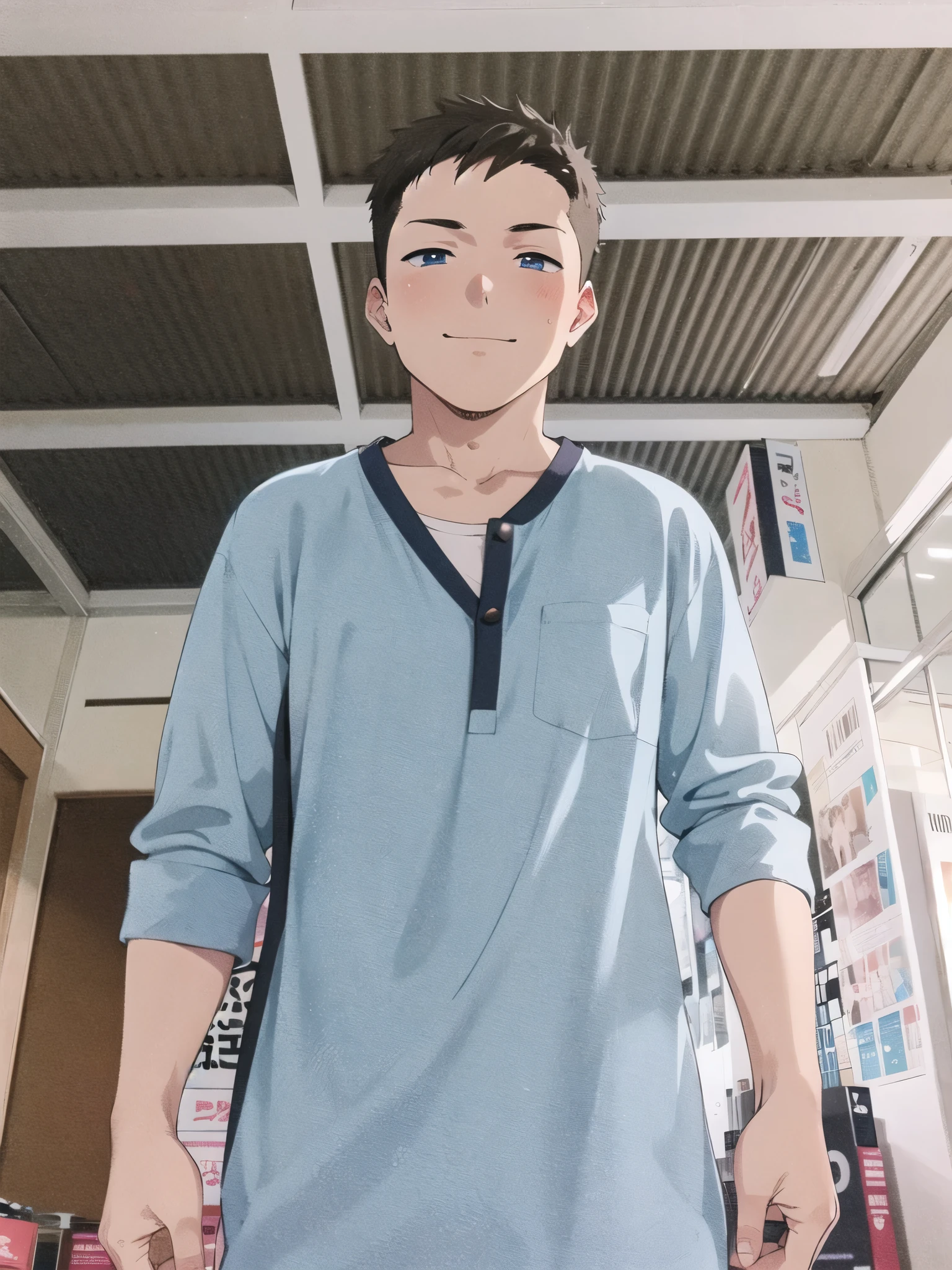 Anime boy cool cute skin white love live