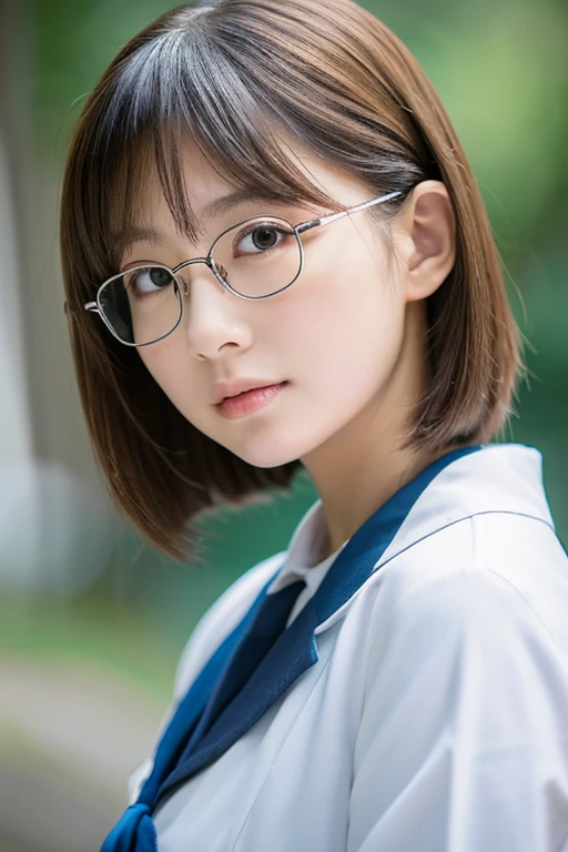 1girl,nurse,hospital,sks kuma1394,masterpiece,best quality,Shallow depth of field,eccentric hair style,cinematic lighting, light on face