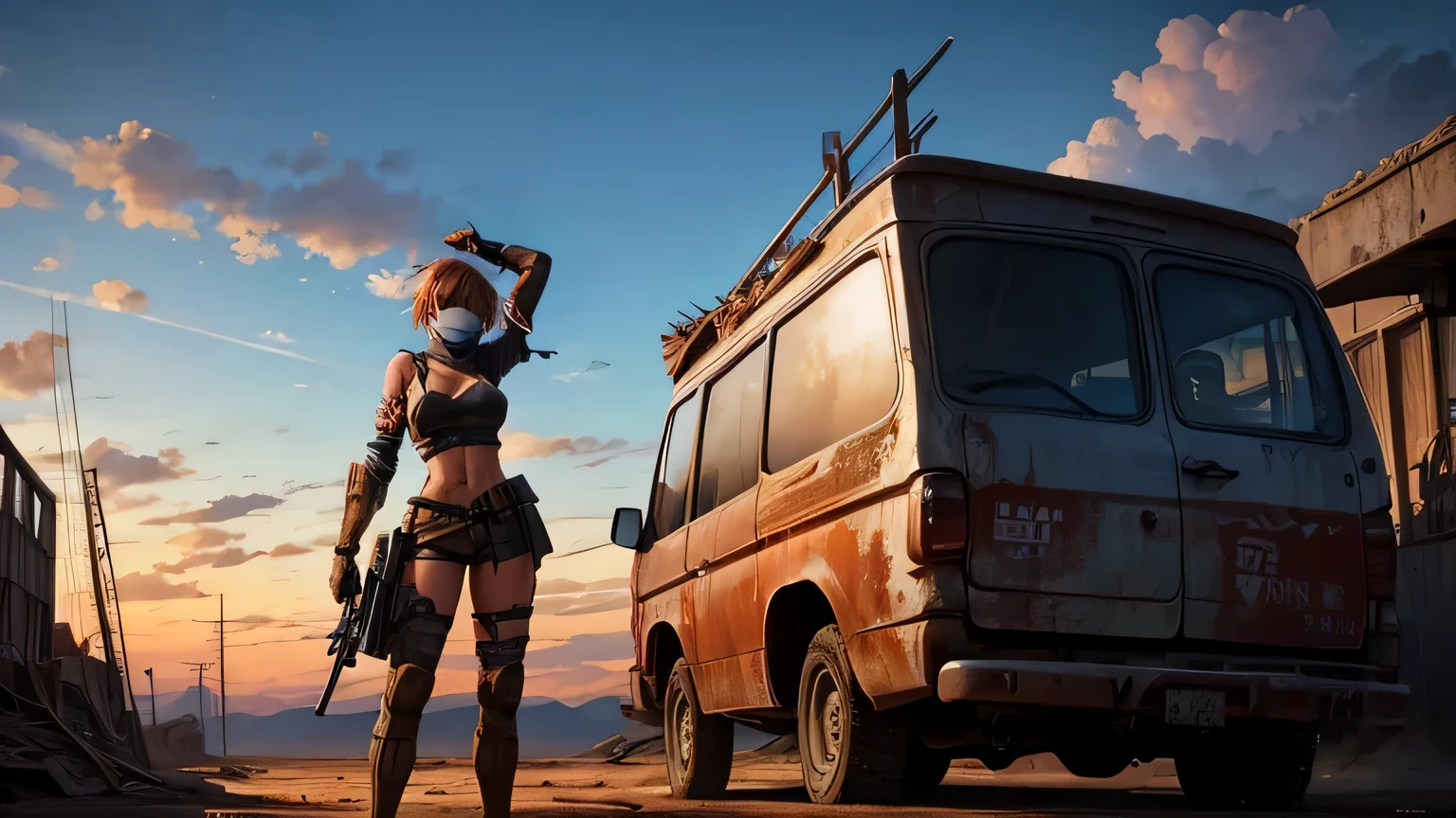 ((Best quality)), ((masterpiece)), (highly detailed:1.3), 3D, arcane style,In the dark and courageous dystopian city of Piltover, plagued by violence and divided into two opposing factions, a young prodigy named Jinx emerges. Having endured unimaginable loss and abandonment, she embraced a life of chaos and destruction. Known for her inventive and explosive abilities, Jinx becomes an icon of rebellion against the oppressive forces that control the city. However, haunted by guilt and battling inner demons, she must confront her past and decide whether to continue on the path of anarchy or seek redemption amid the turmoil. Explore Jinx's journey as she navigates a treacherous world, fighting for survival, unlocking secrets, and discovering the true meaning of her twisted existence, chaos reigns supreme, and at the center of it all is Jinx, the embodiment of unpredictability. Delve deep into Jinx's twisted mind, exploring the origins of his madness and the driving force behind his destructive nature. Unravel the moments that shaped her into the crazed, iconic character we know. Take us on a wild journey through the vibrant streets of Piltover and the shadowy suburb of Zaun as Jinx wreaks havoc with his explosive arsenal. Can redemption find its way into Jinx's fractured soul? Or will she dance forever on the edge of sanity, embracing the chaos that fuels her very existence? Arcane's fate hangs in the balance as Jinx's path intertwines with unlikely allies and formidable enemies. Ignite your imagination and paint a vivid portrait of Jinx's distorted psyche, capturing the essence of her madness and the indomitable spirit that defines it, HDR (High Dynamic Range), Ray Tracing, NVIDIA RTX, Super-Resolution, Unreal 5, Subsurface Scattering, PBR Texturing, Post-processing, Anisotropic Filtering, Depth of Field, Maximum Clarity and Sharpness, Multit Textures
