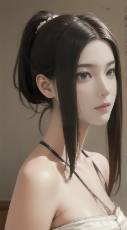 Browsing Caution,
masterpiece, highest quality, (Realistic, photo-Realistic:1.5), (RAW Photos:1.2),
8k wallpaper, Very delicate and beautiful,
In detail, Official Art, Very detailedな, Very detailed,
BREAK Spitrost, ???, Several boys, One girl, Two boys, ponytail, Medium ?????, Multiple ???????