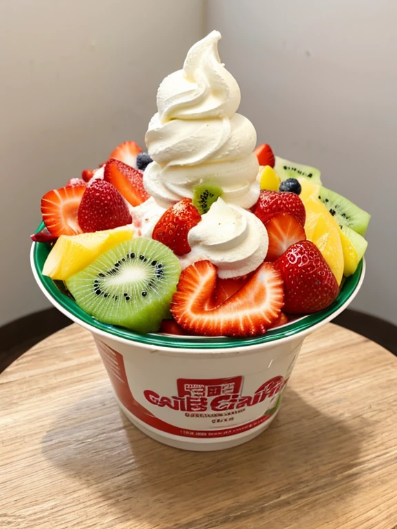 best quality,Fruit Cream Premium Sundae