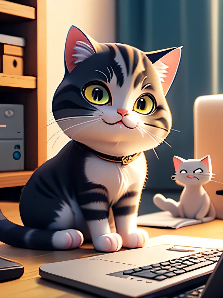 cat programmers,computer,funny,it company,cute cats,cats working, cat work, cat it, cat programmer (HD)