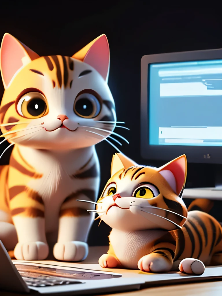 cat programmers,computer,funny,it company,cute cats,cats working, cat work, cat it, cat programmer