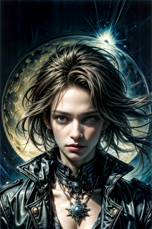 best quality,4k,8k,highres,masterpiece:1.2,ultra-detailed,realistic:1.37,HDR,UHD,ultra-fine painting,sharp focus,more_details:1.5,(A sandman, the God of dreams, in the ethereal realm of dreams, surrounded by the mystical and ghostly dimensions.), necromancer, (He is adept at manipulating magical dust and spectral plasma, creating illusions that transcend reality.), (His appearance features pale skin and wide, mesmerizing eyes.), bloodborne, (wearing a black plumes mantle.), (The artwork is inspired by a sci-fi aesthetic, with a dreamlike atmosphere reminiscent of Yoshitaka Amano's unique style.), (The colors are vivid and surreal, with a focus on mysterious lighting and rich hues.), (The image quality is of the highest standard, with an ultra-detailed and sharp focus to capture every intricate detail.), (The overall result is a masterpiece, showcasing the artist's skill in creating a mesmerizing portrayal of the Sandman and the dream realm.)