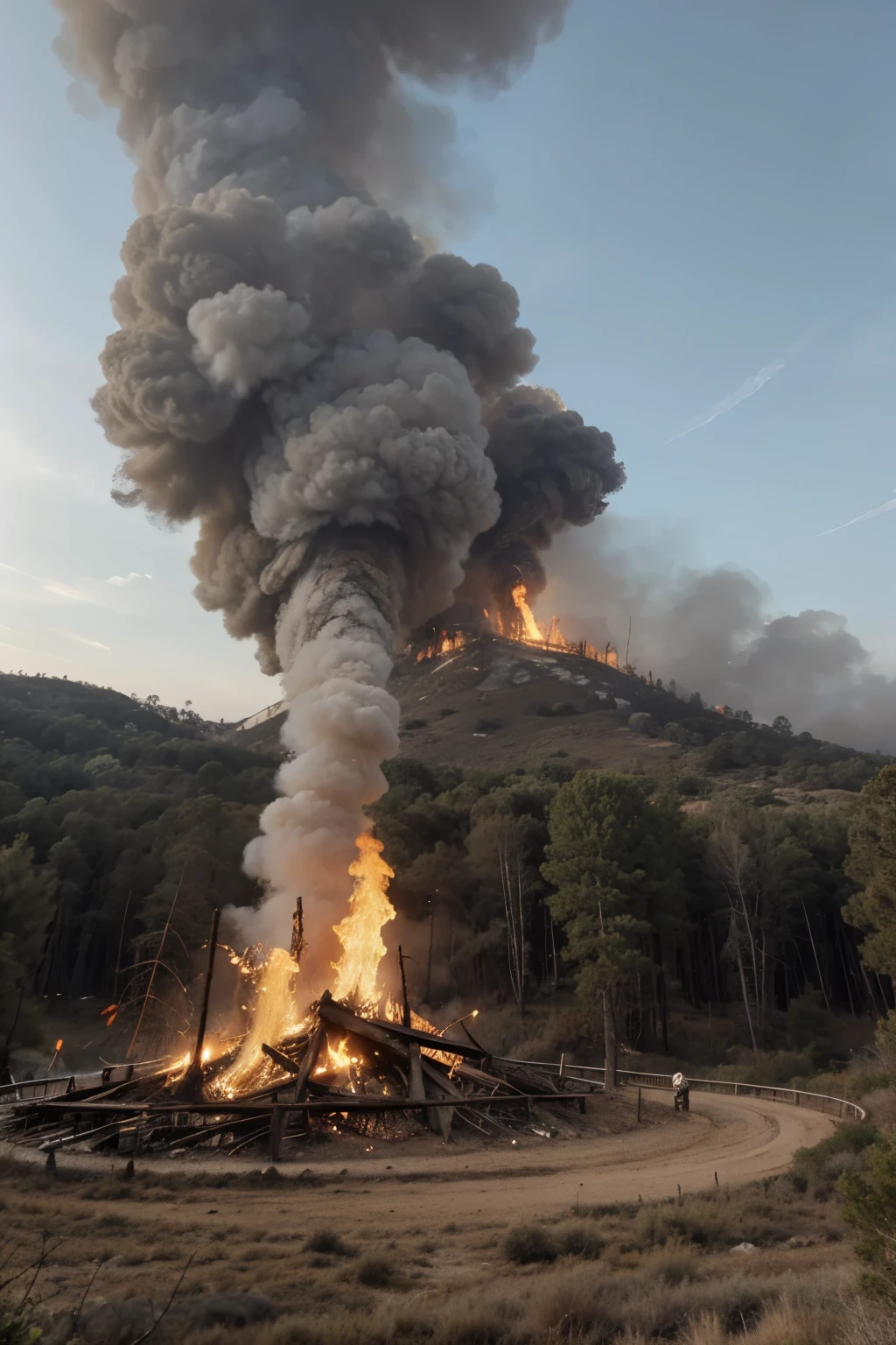 Los incendios forestales