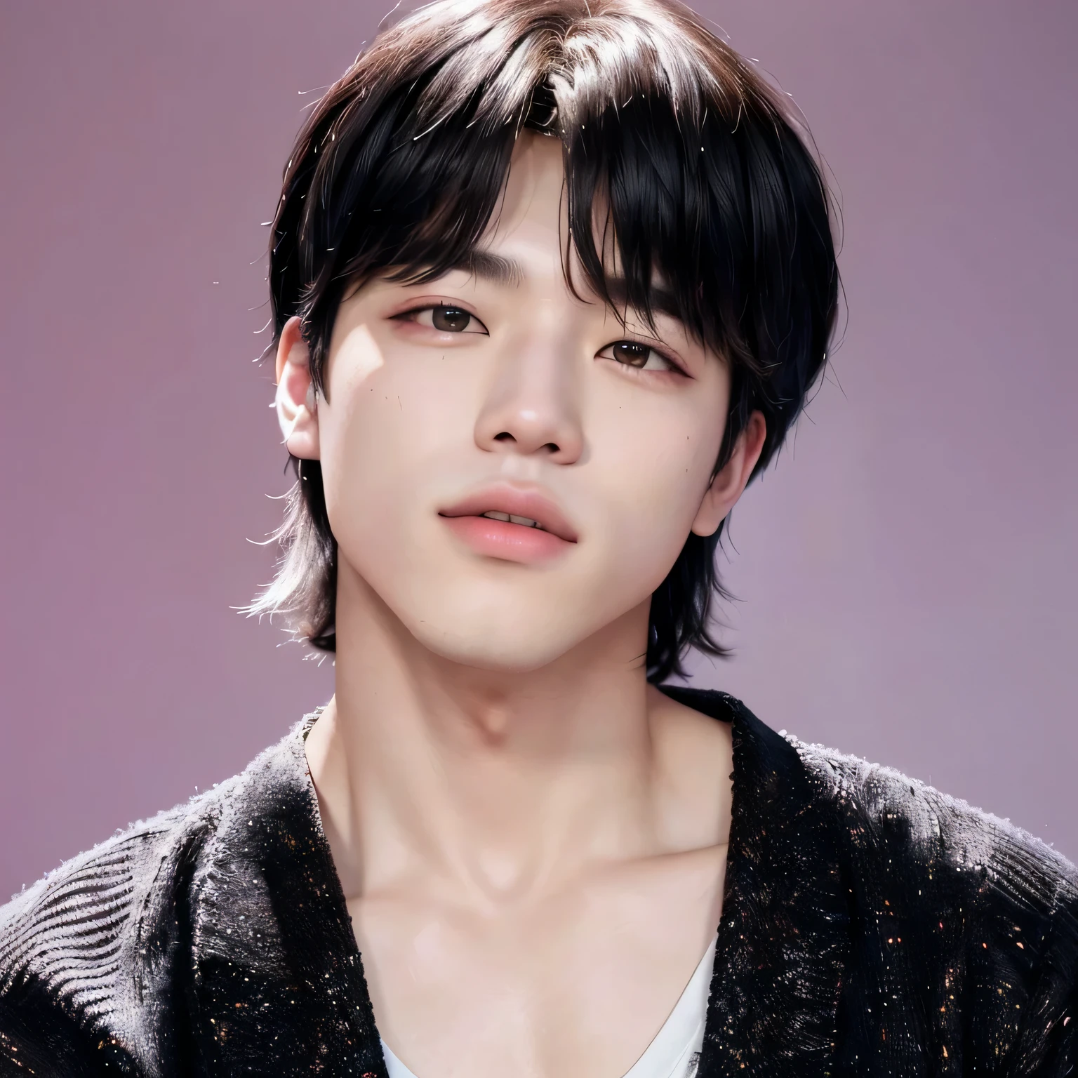 obra maestra, Mejor calidad, (Fondo de pantalla CG unity 8k extremadamente detallado), (Mejor calidad), (best illustration), (mejor sombra), absurdos, Realistic lighting, (Abismo), hermoso brillo detallado, arte de PeterMohrBacher, Park Jimin, Jimin of BTS, Korean Boy, Korean Face
