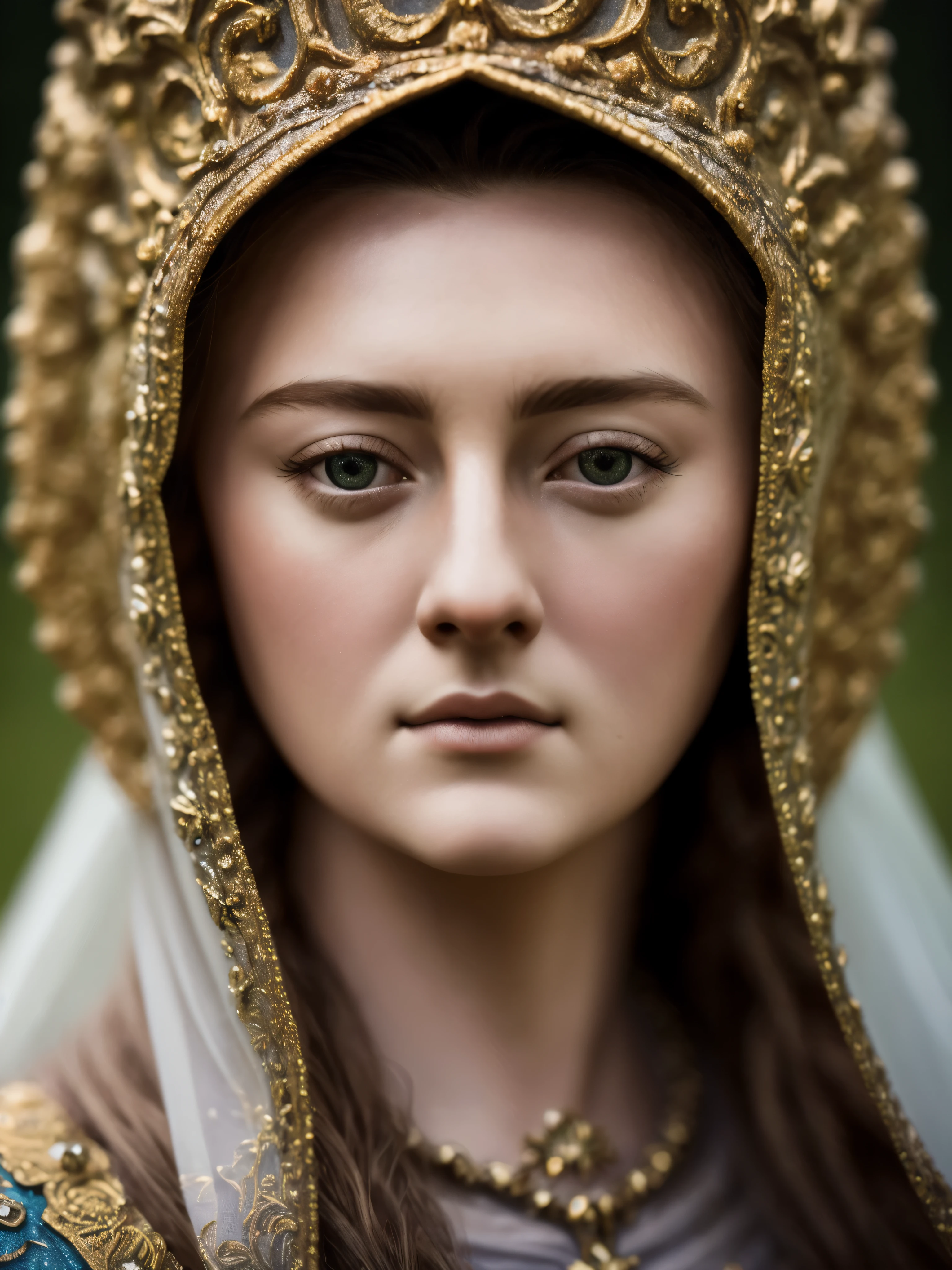 photo of Eleanor of Aquitaine, highly detailed face, depth of field, moody light, atmospheric lighting, highly detailed, centered, extremely detailed, Nikon D850, award winning photography