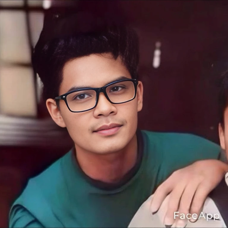 There were two men taking pictures together., Inspired by Adam Dario Kiel, with a precise face, handsome face and beautiful face, Inspired by Robbie Trevino, really good looking face!!, handsome face, That's it., with a kind face, with glasses, good looking face, Bowater, Charlie, and Brom, Gerald., with glasses on, Anato Finnstark. perfect face