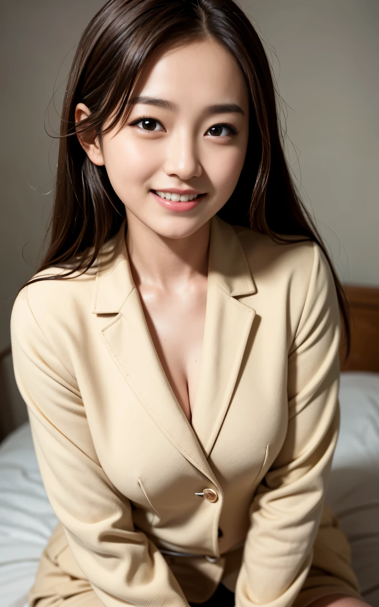 Business suits, a short skirt