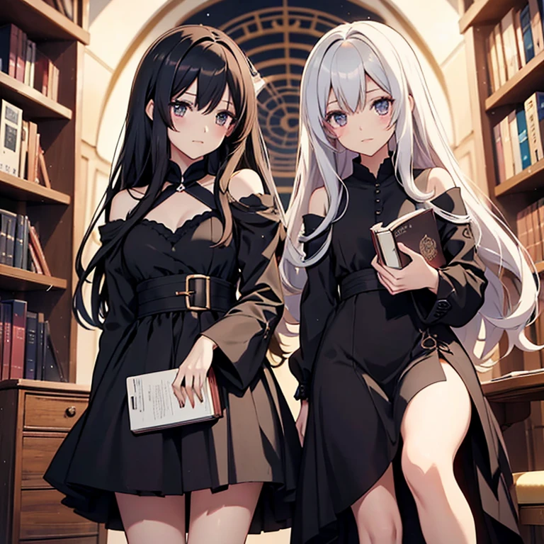 Anime picture prompts:

1. An exquisitely crafted anime image of a graceful girl with long, dark hair cascading over her shoulders and wearing a black miniskirt, holding a captivating book with intricate cover designs, revealing her dedication and love for reading. The anime visual exhibits vivid colors, fine details, and a sense of tranquility, embodying the essence of anime moe artstyle.

2. Admirers of cute anime waifus gather around a breathtaking full-body illustration of an anime girl in a charming black dress, featuring a delicate waist and knee-length hemline, accentuating her feminine beauty. The anime