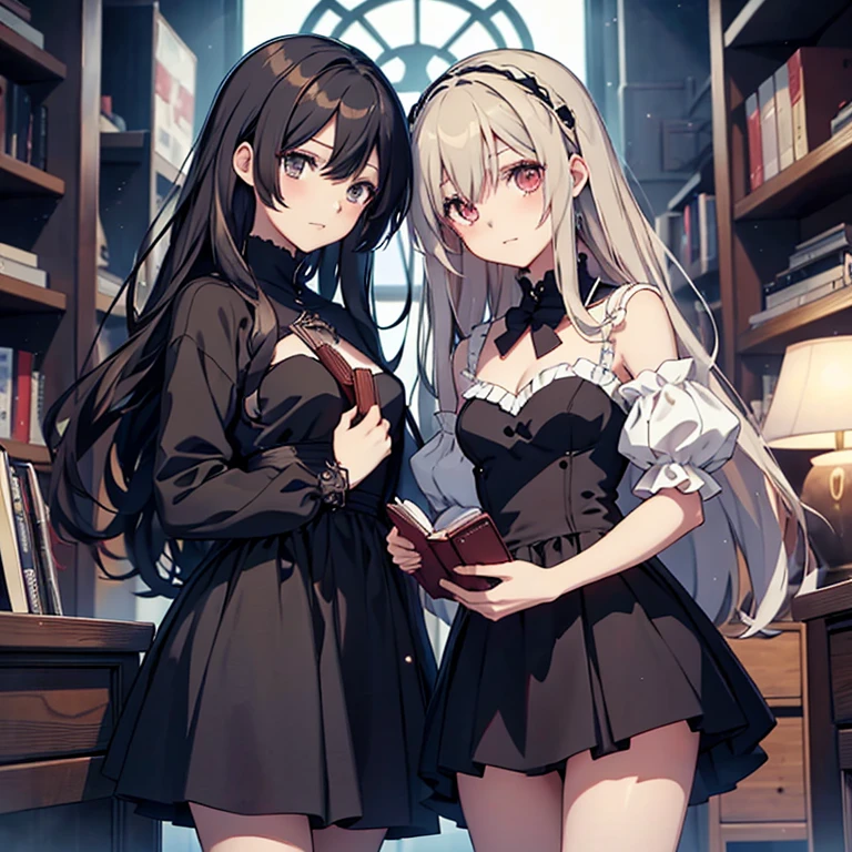 Anime picture prompts:

1. An exquisitely crafted anime image of a graceful girl with long, dark hair cascading over her shoulders and wearing a black miniskirt, holding a captivating book with intricate cover designs, revealing her dedication and love for reading. The anime visual exhibits vivid colors, fine details, and a sense of tranquility, embodying the essence of anime moe artstyle.

2. Admirers of cute anime waifus gather around a breathtaking full-body illustration of an anime girl in a charming black dress, featuring a delicate waist and knee-length hemline, accentuating her feminine beauty. The anime