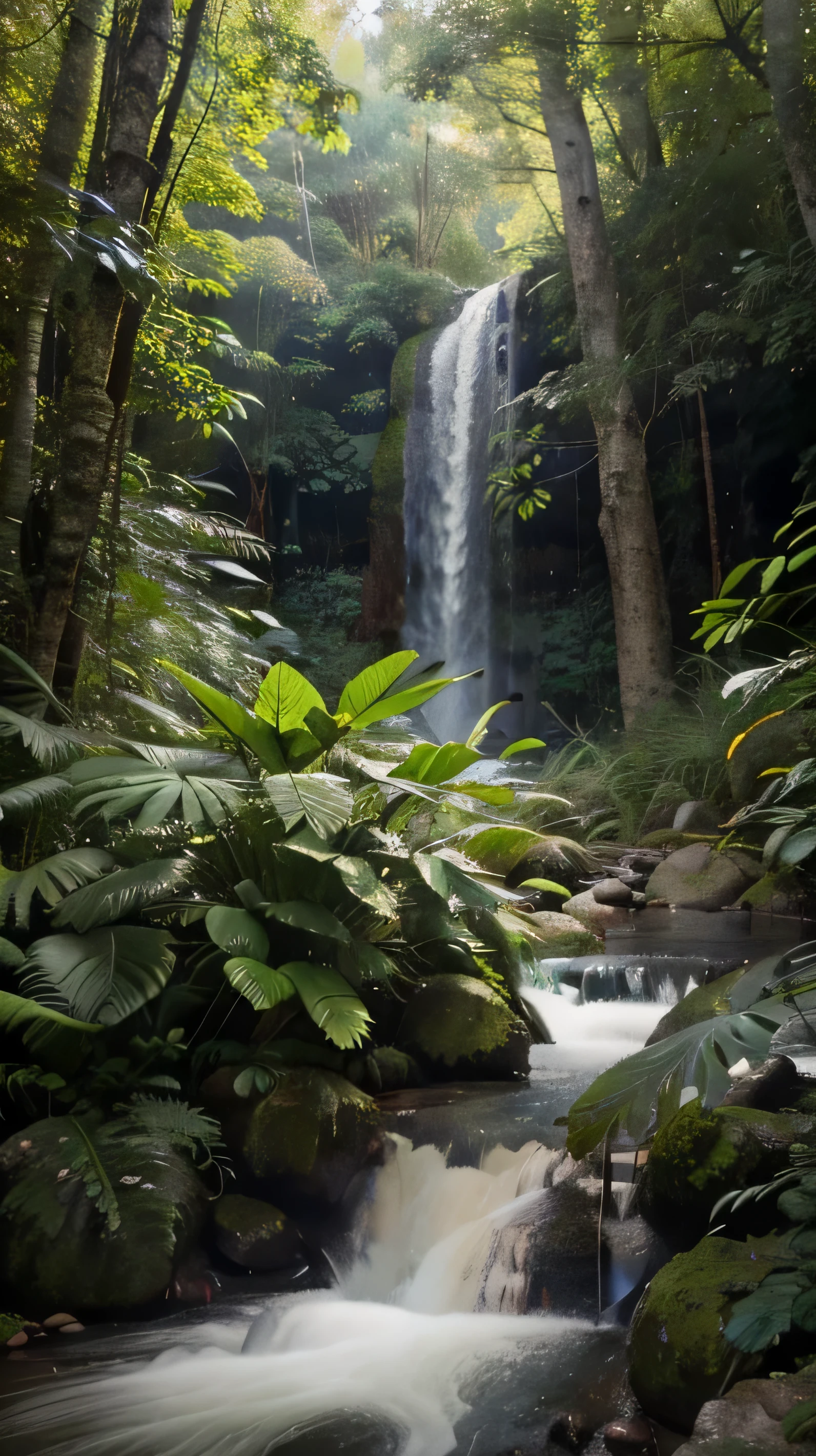 Floresta,ultra realista,filtro azul escuro, nevoeiro,8k, qualidade alta,obra-prima,ultra realista,foto realista, qualidade mais alta