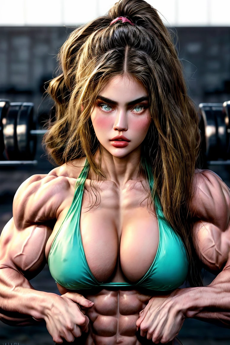 (2 girls body builders:1.6), ((masterpiece)), best quality, ultra-detailed:1.7, finely detail, high resolution:1.6, perfect dynamic composition, beautiful detailed faces:1.77, blonde babes:1.88, perfect pink lipstick, blue eyes, perfect makeup:1.8, short bikini , extra large :1.4, lovely look:1.7, gorgeous face:1.6, defined muscles:1.4, beautiful faces:1.8, alessandra ambrossio, izabel goulart, Kate Upton, Gigi Hadid, candice swanpoel ,popped out dense veins on muscles:1.8, hyper detailed picture:1.4, 8k resolution: 1.7, flex muscles:1.3, hyper muscular body shape:1.42, photorealistic:1.5, realistic:1.6, face masterpiece:1.74, good and professional lighting on picture:1.38, Ukrainian-Moroccan muscle beauty goddess, masterpiece 25 years old Kylie Jenner and Madison Beer as bodybuilders, extremely high resolution, hyper feminine beauty , hyper realistic texture , hyper muscularity, hyper vascularity, ripped body shape, ripped sexy asith bni, muscular ass , toplessissing, good face details, hyper face detailing, doing sex, very detailmuscle fibres, sexy french kiss, rntic, romantic moment, serious muscle posing, hard muscular ass, ass muscle fibresuper que beauty, bold veins on muscles, muscles fibres