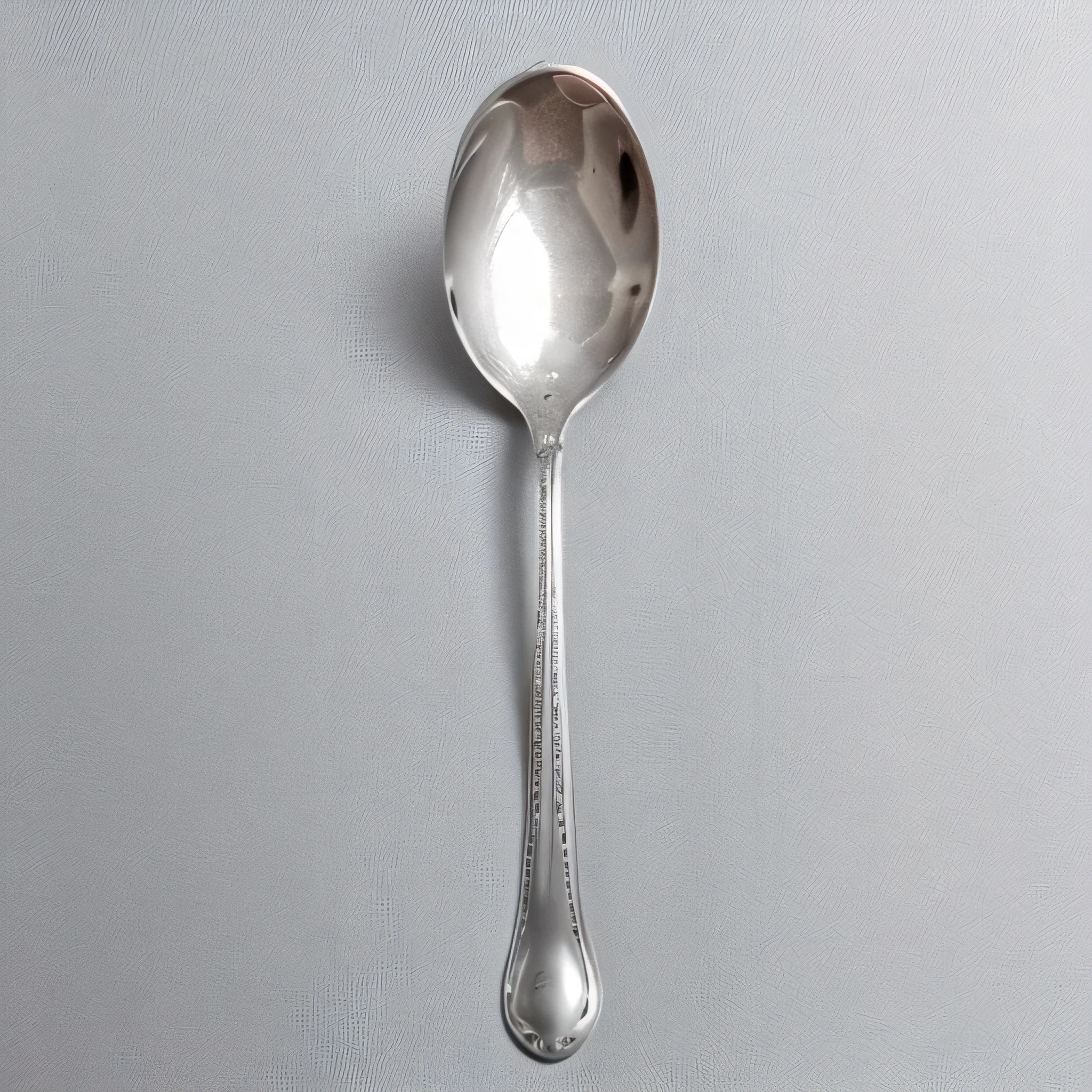 a silver spoon