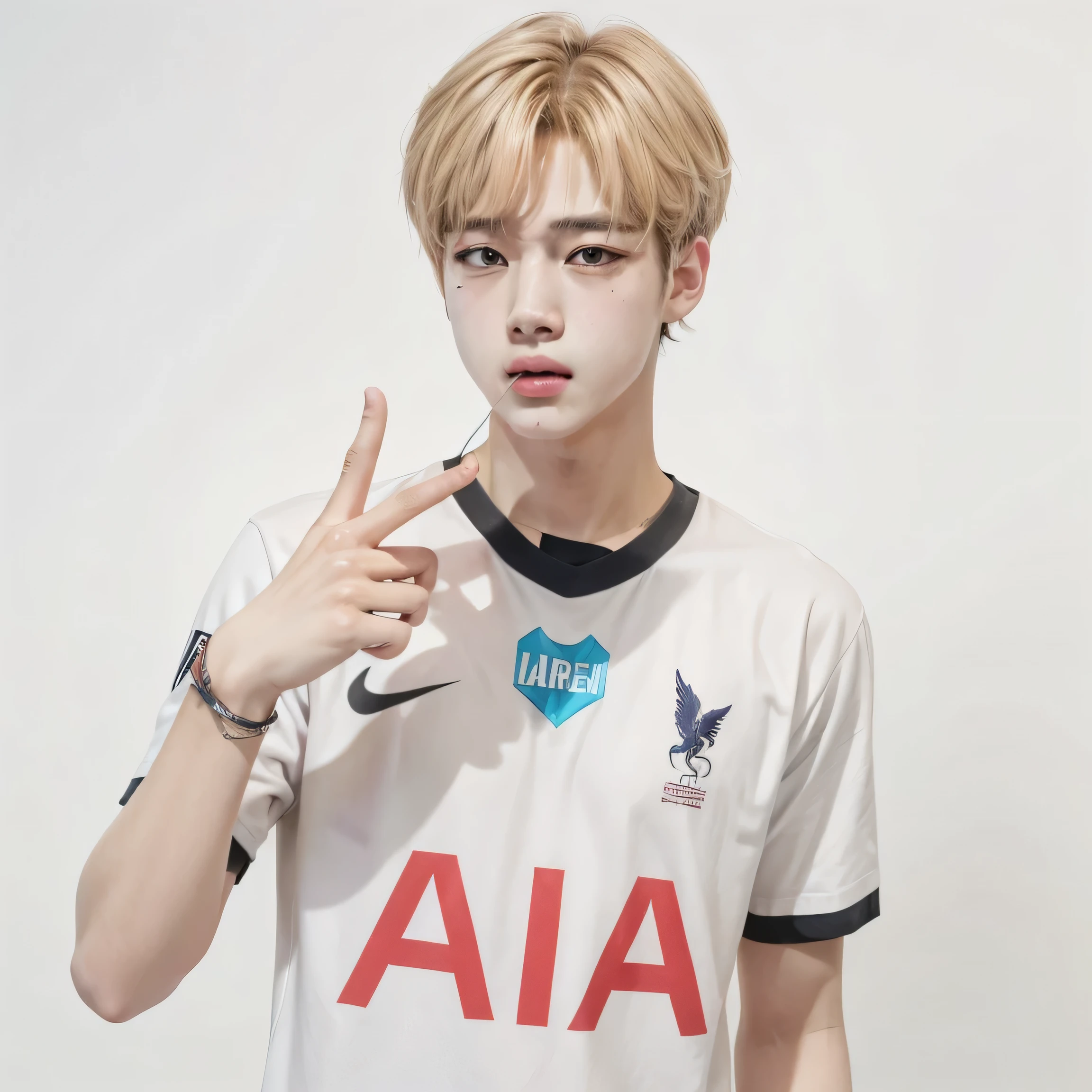 Imagen arafed de un joven de cabello rubio y camisa blanca., park Jimin, Jimin, Jung Jaehyun, cai xukun, kim taejin, hyung tae, accurate Jimin face, Kim Doyoung, Jimin\los labios carnosos, Jimin\'s grecian nose, jinyoung shin, jungkook, korean idol, sun yunjoo, jossi de blackpink, Park Jimin, Jimin of BTS, Korean Boy, Korean Face