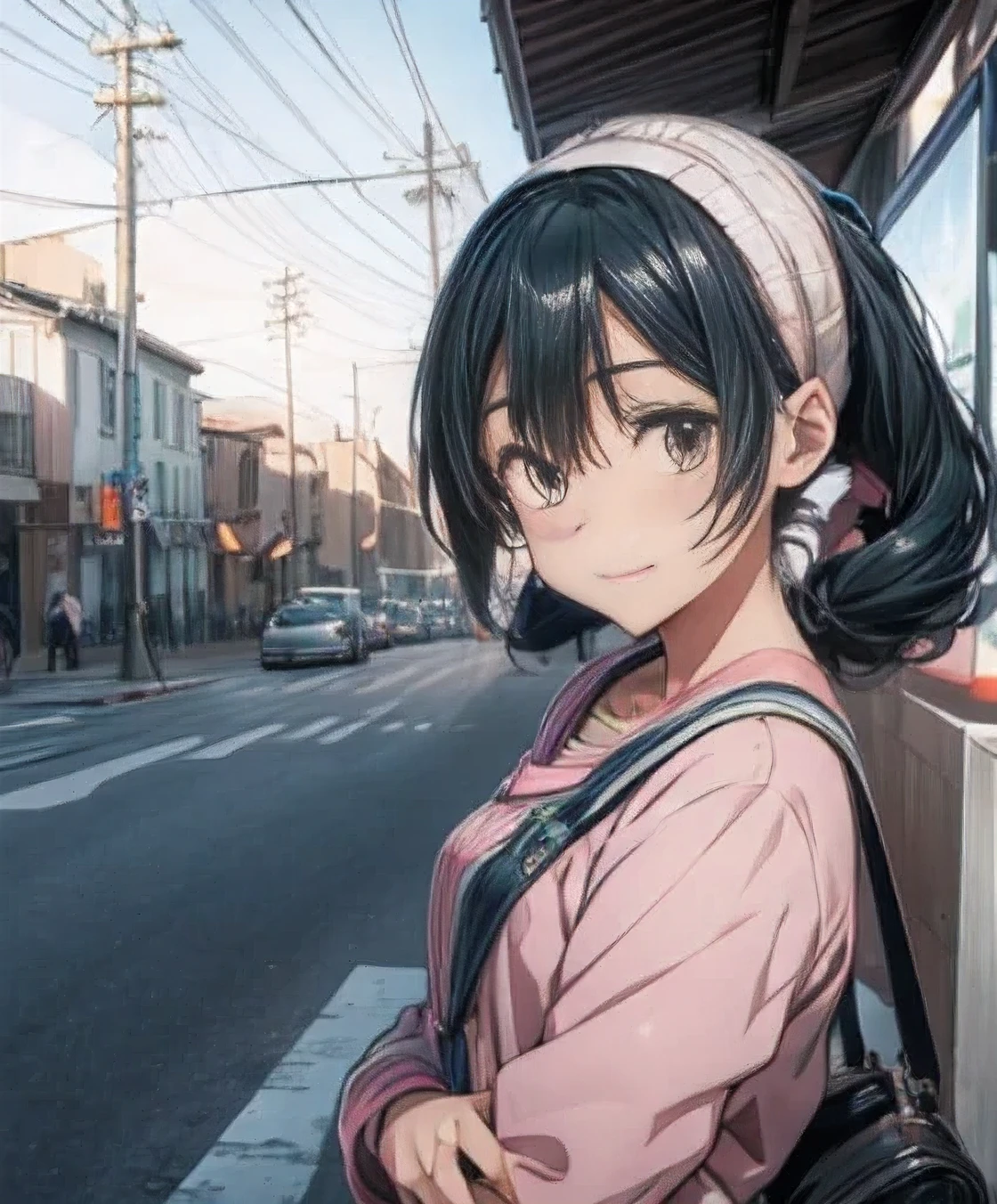 (masterpiece、highest quality、highest quality、official art、beautiful beautiful:1.2)、(1 girl:1.3)hatsune miku、twin tails,Anime girl with pink coat and pink shoes and pink hat, loss draw pastel bivit, rossdraws cartoon vibrant, pixiv digital art, cute art style, AnimeFull body illustration, Full body illustration, by Yuumei, Trending on Art Station Pixiv, soft anime illustration, Pixiv Art Station Google, colorful! Character Design