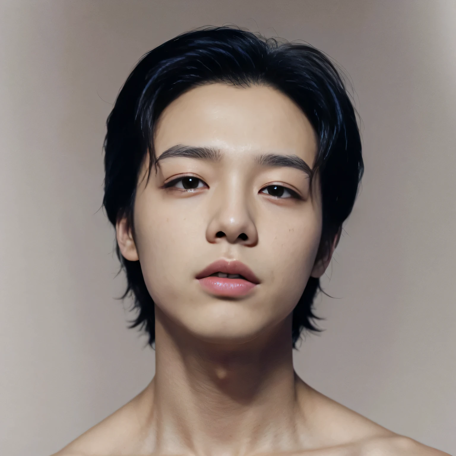 hay un hombre con un tatuaje en el pecho y una camiseta sin camisa, Jimin\his right eyelid is swollen, Jimin\'s grecian nose, kpop idol portrait, Jimin, Hong June Hyung, kim taejin, Yanjun Chengt, Jimin\los labios carnosos, hyung tae, retrato de jossi de blackpink, Hyung Tae Kim, steven jung, Park Jimin, Jimin of BTS, Korean Boy, Korean Face