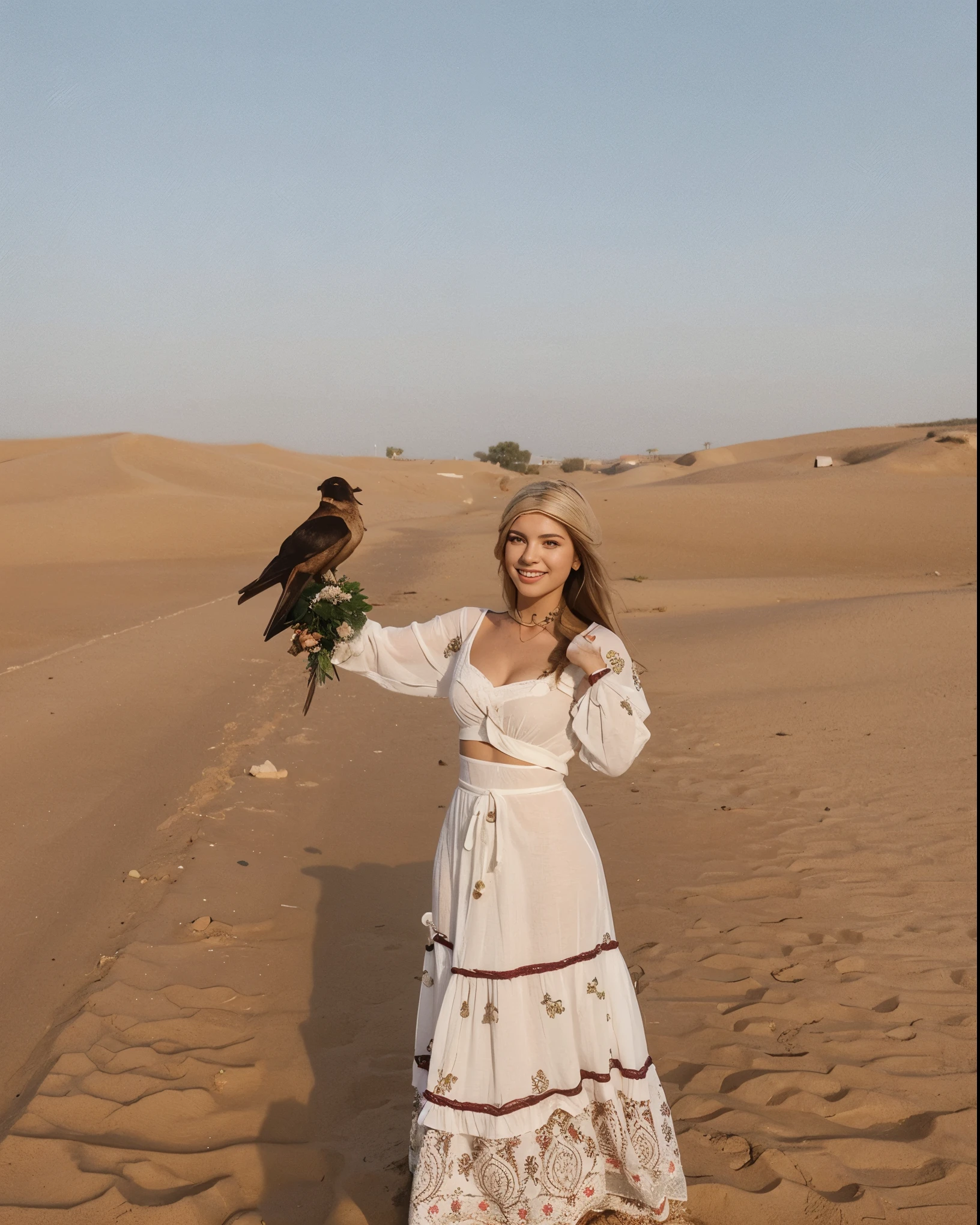 Make Larissa in this same pose wearing an identical outfit in a setting exactly like the one in the photo, cabelo castanho escuro