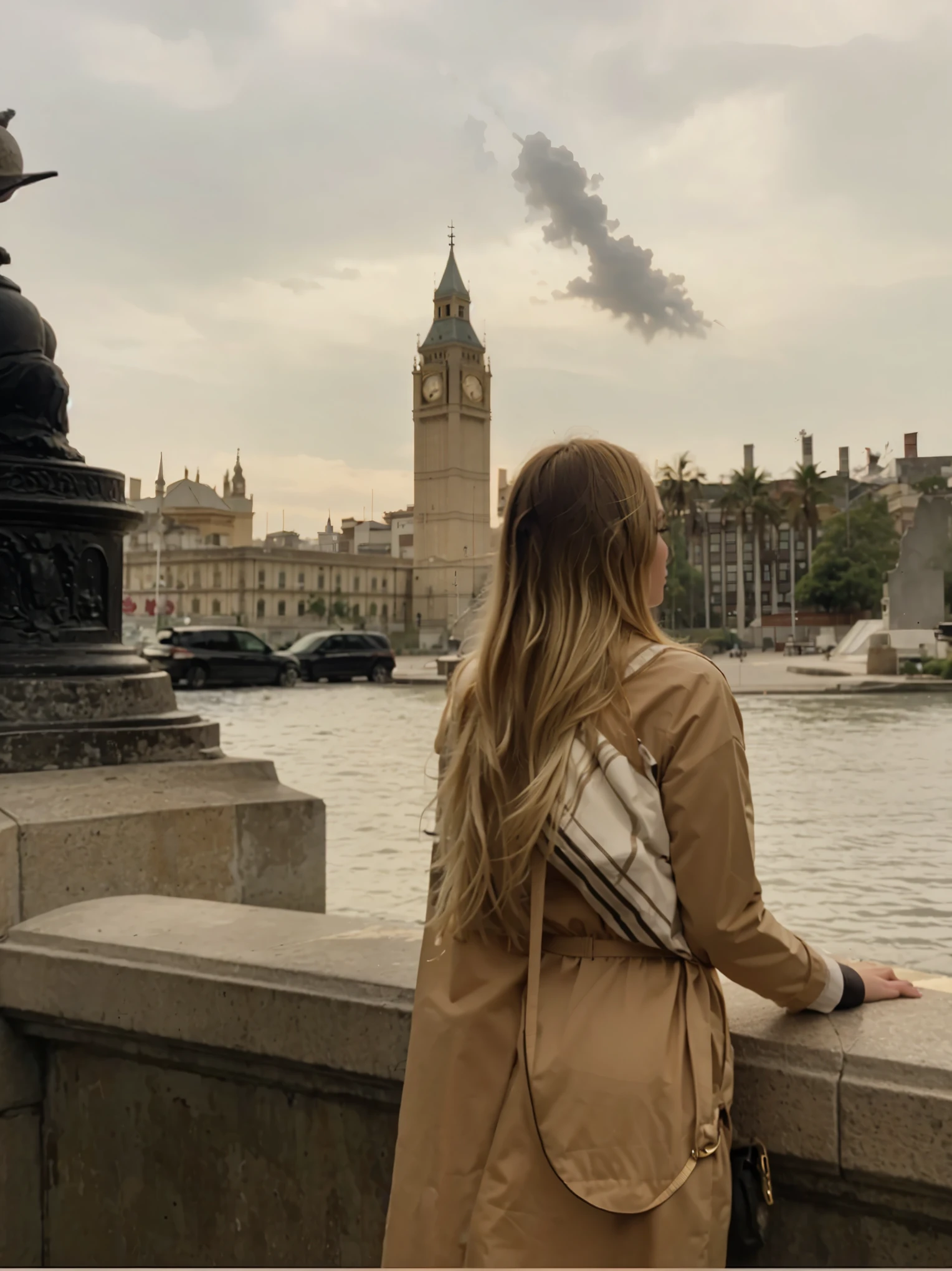 Make blonde Amanda in the same pose wearing an identical outfit in a setting exactly like the one in the photo, cabelo loiro