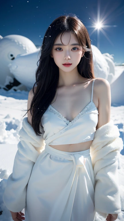 Dressed in white,Handsome appearance。The starry eyes twinkle with a little starlight,With a bit of coldness,There is a coldness that rejects people and thousands of miles away。Monsters are like sins,The end is unparalleled,Ink hair poured down like clouds,Scattered around the waist,With a few rambling,The temperament is elegant and dusty,As gentle as jade,Pure if heavenly immortals