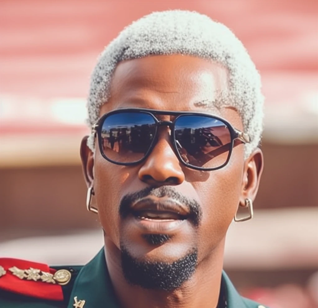 there is a man in a military uniform and sunglasses, art obra-prima, foto de perfil, taken at the beginning of 2020, imagem de perfil, Falvie, obra-prima, george pemba, foto popular, 2019 foto popular, smug look, blessed waters, kane do comando & conquistar, Prince Adebanji, Mike Kime