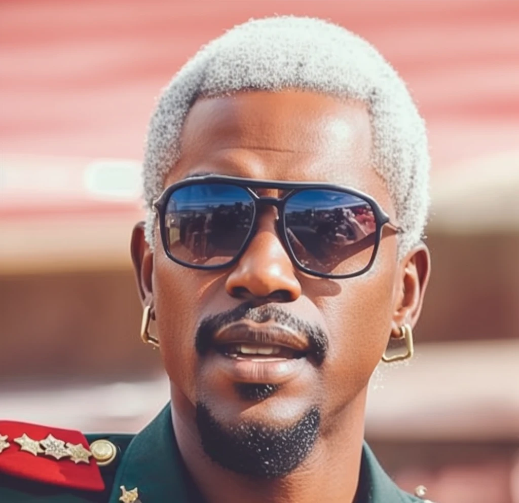 there is a man in a military uniform and sunglasses, art obra-prima, foto de perfil, taken at the beginning of 2020, imagem de perfil, Falvie, obra-prima, george pemba, foto popular, 2019 foto popular, smug look, blessed waters, kane do comando & conquistar, Prince Adebanji, Mike Kime