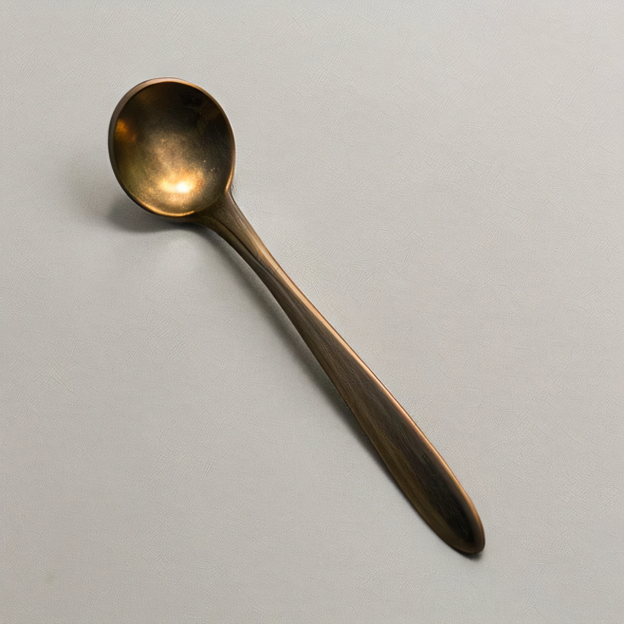 a bronze spoon