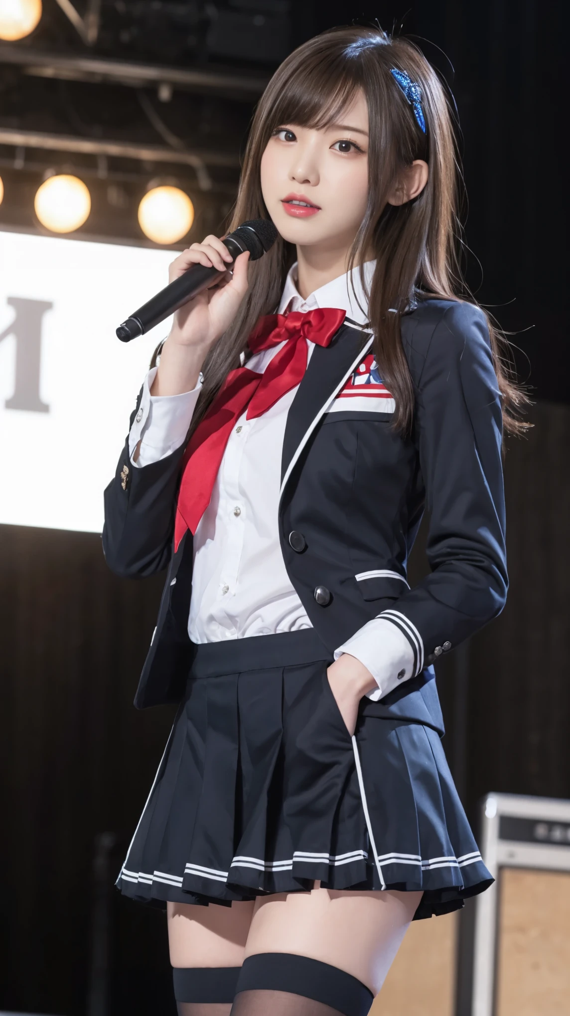 Dogenzaka 69,High school girl uniform live costume,Five idols,Concert Venues