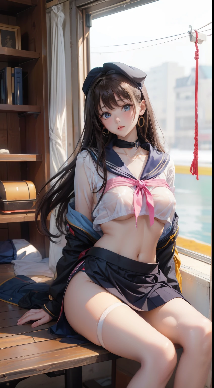 1 male, 1 girl, {{Cunnilingus}}, Lick, 男 tIn additiongue, girl sit In addition 男’s face, girl shows her pussy, Kneel, {highest quality}, {so beautiful}, {Very detailed}, {best illustratiIn addition}, Browsing Caution, Spread your legs, Second dimension beautiful girl、I、nudist、nude、naked、(highest quality), (((masterpiece))), (2 girls), Black Hair, Beautiful Blue Eyes), (Perfect Eyes), ((A proper sailor uniform)), classroom, ((hug e breasts)), ((清潔感のあるネイビーブルーのskirt)), ミニskirt, (Neat sailor ribbon), ((Perfect Fingers)), (Perfect Anatomy), (Perfect Face)、Publish one'''Between the legs、I can see your chest、She feels embarrassed that her pink nipples are visible、blush、sexy look、Expressions of ecstasy、Have an orgasm、climax moment、Second dimension beautiful girl、Narrow waist、(((topless))), (((show off ))), (((Widen your tread to show off your legs))), (((large full breasts))), (((show off your 胸の谷間))), 8k wallpaper combining high-definition CG, Very detailed8kCG壁紙, (masterpiece, highest quality), High resolution, Very detailed, super sharp, 1 girl, full ,naked, At the Beach, ((( ライトセーラーshirt, Front opening))), (((belly button ))), (((シアーマイクロミニskirt))), (Beautiful Face, Cute face, Detailed face), (((Beautiful eyes in every detail))), break, (((sunny))), so beautiful輝く目、Arms tied with rough rope、Girl hanging from the ceiling、Sweat、rope tied her body、Wet body、A rough rope digging into the crotch、A large amount of liquid flows out from the groin.、torn bra、濡れた白いunderwear、Put one foot on the rough rope、Tied up with rope、Tied up tightly、Tie 1'hand、Hanging from fetters、Professional women, 1 girl, make out, (Shiny big), Backlight, (bangs), (Sweatをかいた: 1.3), Blur the background, underwear, 20 year old woman photo, panties, lace panties, Sitting, Panty shot, Spread your legs, skirt, , white panties, socks, Black Hair, shirt, Blurred, Blurred背景, Knee-length, white shirt, loafers, Realistic, lips, Brown eyes, black socks, tie, pleated skirt, bow, Headrest, Landscape, Brown footwear, masterpiece, highest quality, Super detailed, after school school, Dark blue V-neck knit vest, Sitting on a chair in the classroom and spreading your legs,Second dimension beautiful girl
