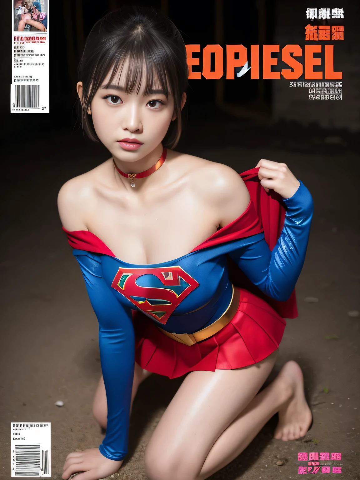 8K full body portrait of young girl、ultra wide lens、skydiving、Falling、flying、in the sky、Skywalk、Strong wind is blowing、Strangeware、Translucent jacket、There is a red heart-shaped body paint、G-String Panties、Thin cloth、semi transparent、Nipple Top、Camel toe、