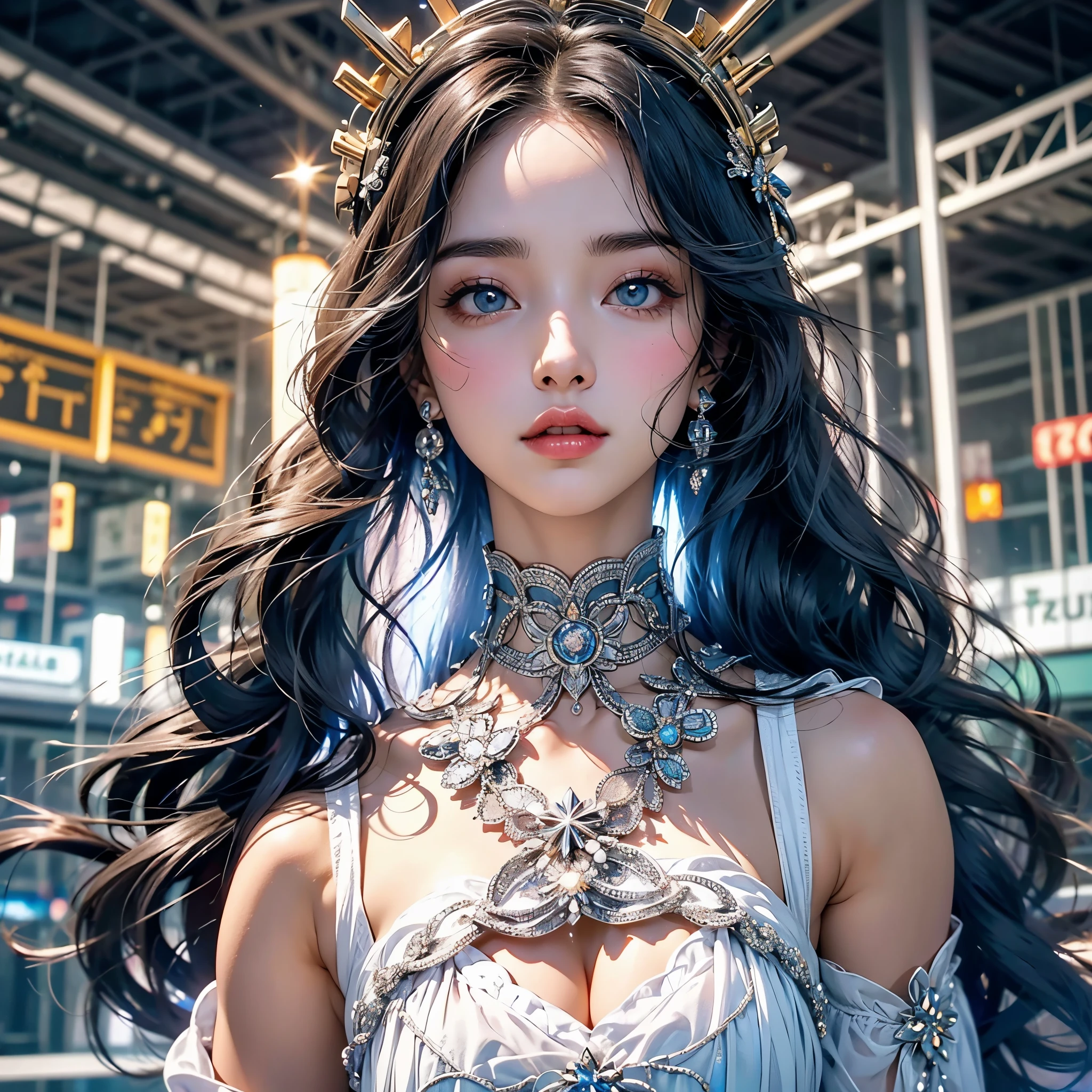 1girl, BREAK kawaii BREAK detailed face, smooth skin, cinematic lighting, volumetric shadow, BREAK 3D, CG illustration, score_9, score_8_up, score_7_up, (masterpiece:1.2), (best quality:1.2), (very aesthetic:1.2), (absurdres:1.2), (detailed background), newest, (intricate:1.2), ai-generated, BREAK